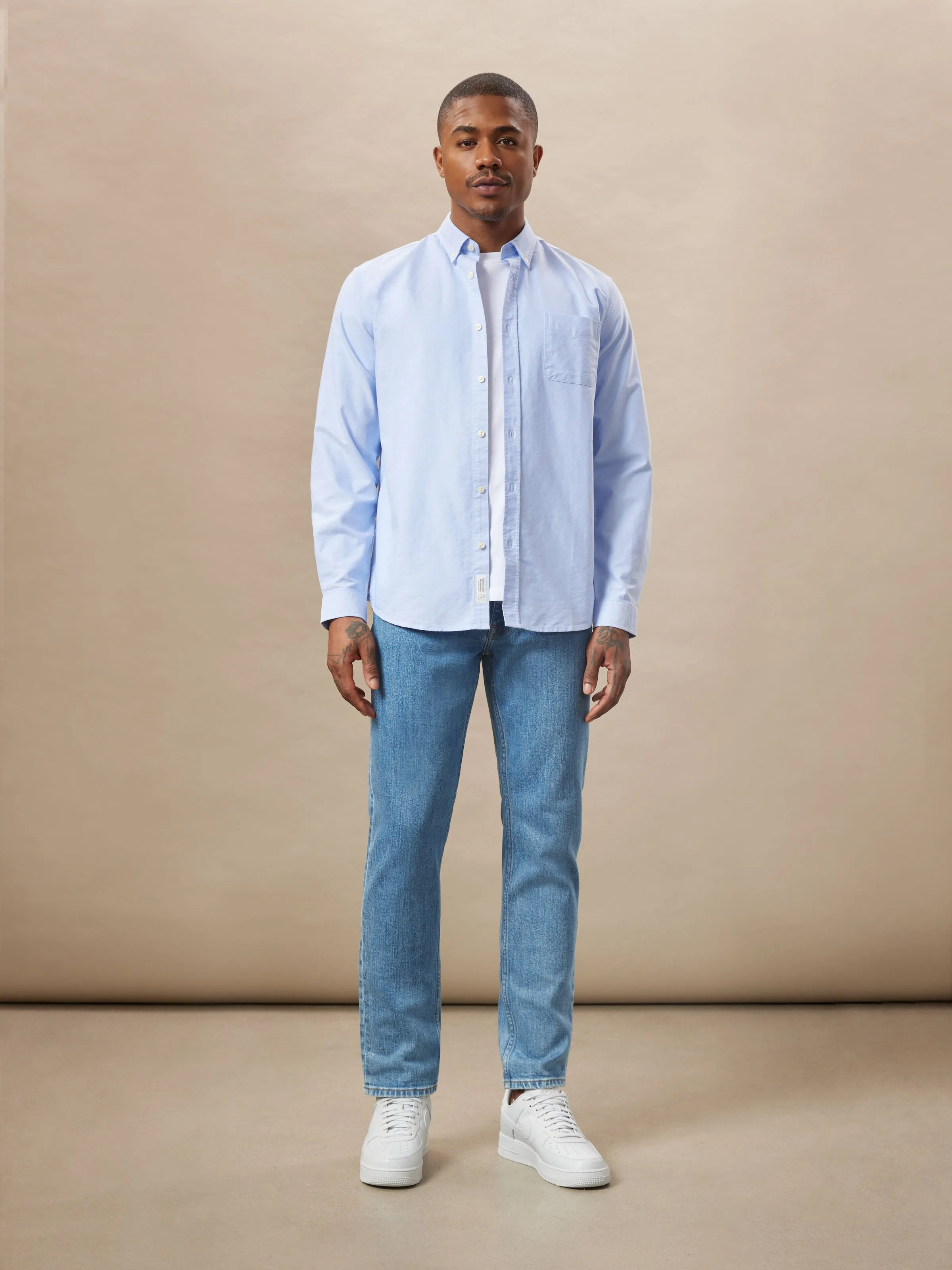 The Adam Slim Fit Jean in Light Blue sold by Frank & Oak product image thumbnail 2