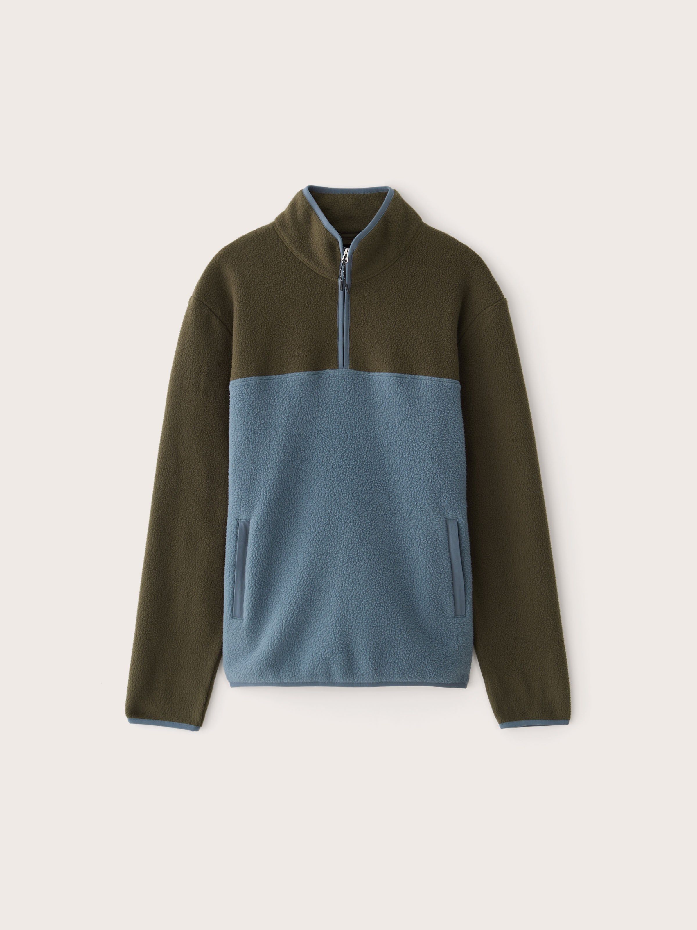 The Axis Colour Block Pullover in Storm Blue sold by Frank & Oak product image thumbnail 5