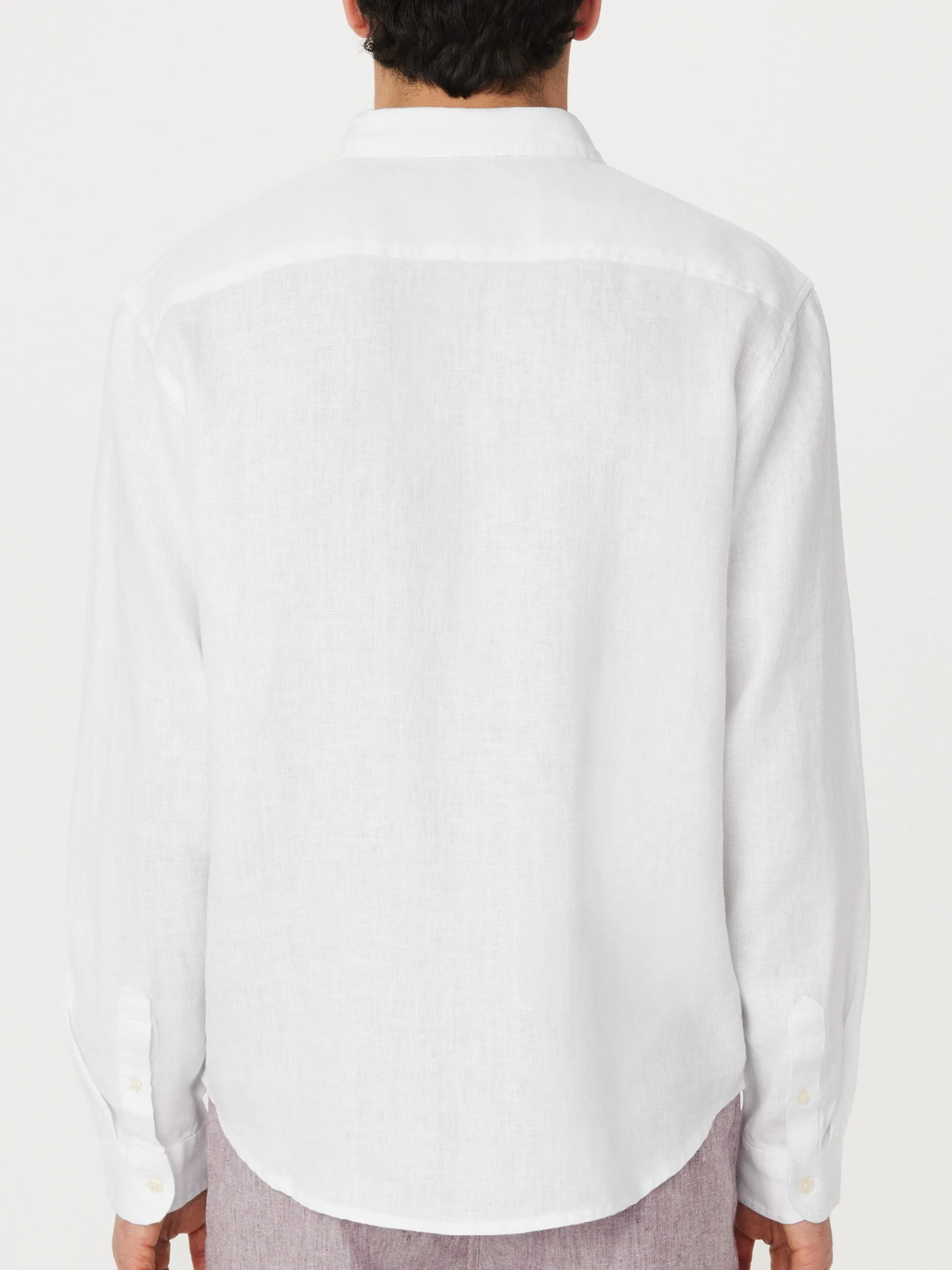 The Linen Shirt in Bright White sold by Frank & Oak product image thumbnail 5