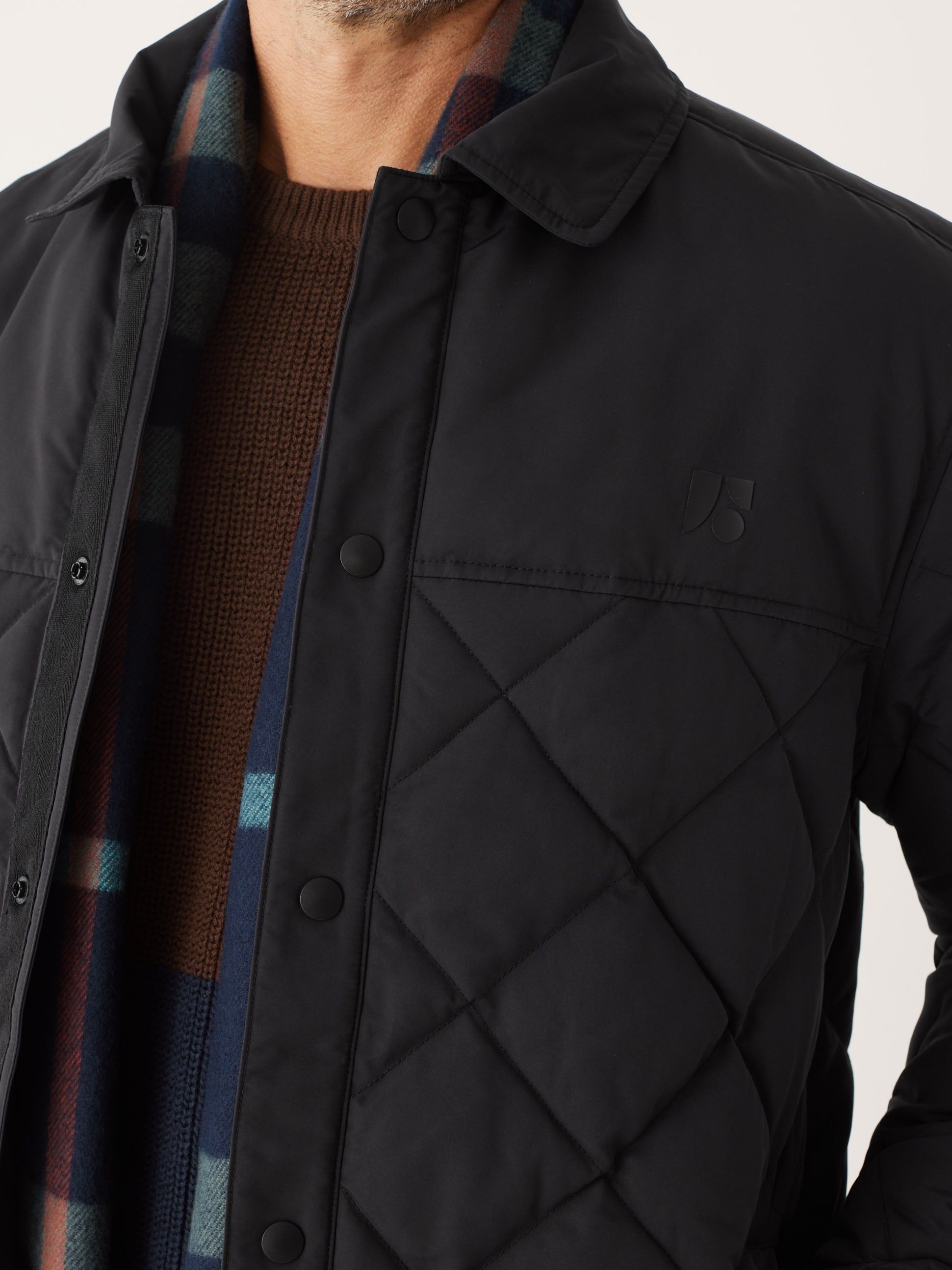 The Skyline Point Collar Jacket in Black sold by Frank & Oak product image thumbnail 4