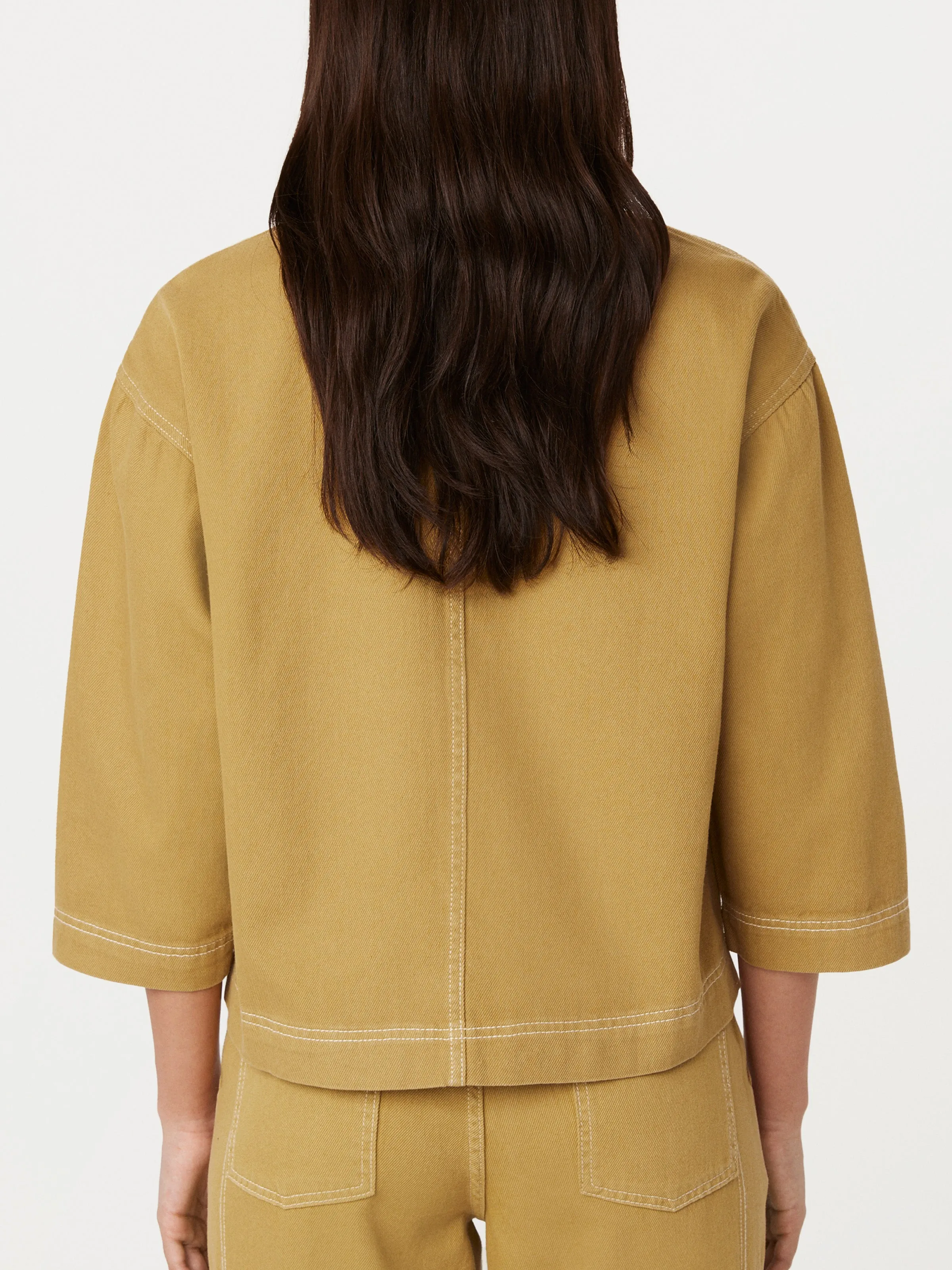 The Utility Overpiece Jacket in Golden Beige sold by Frank & Oak product image thumbnail 4