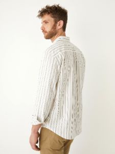 The Kapok Poplin Shirt in White sold by Frank & Oak