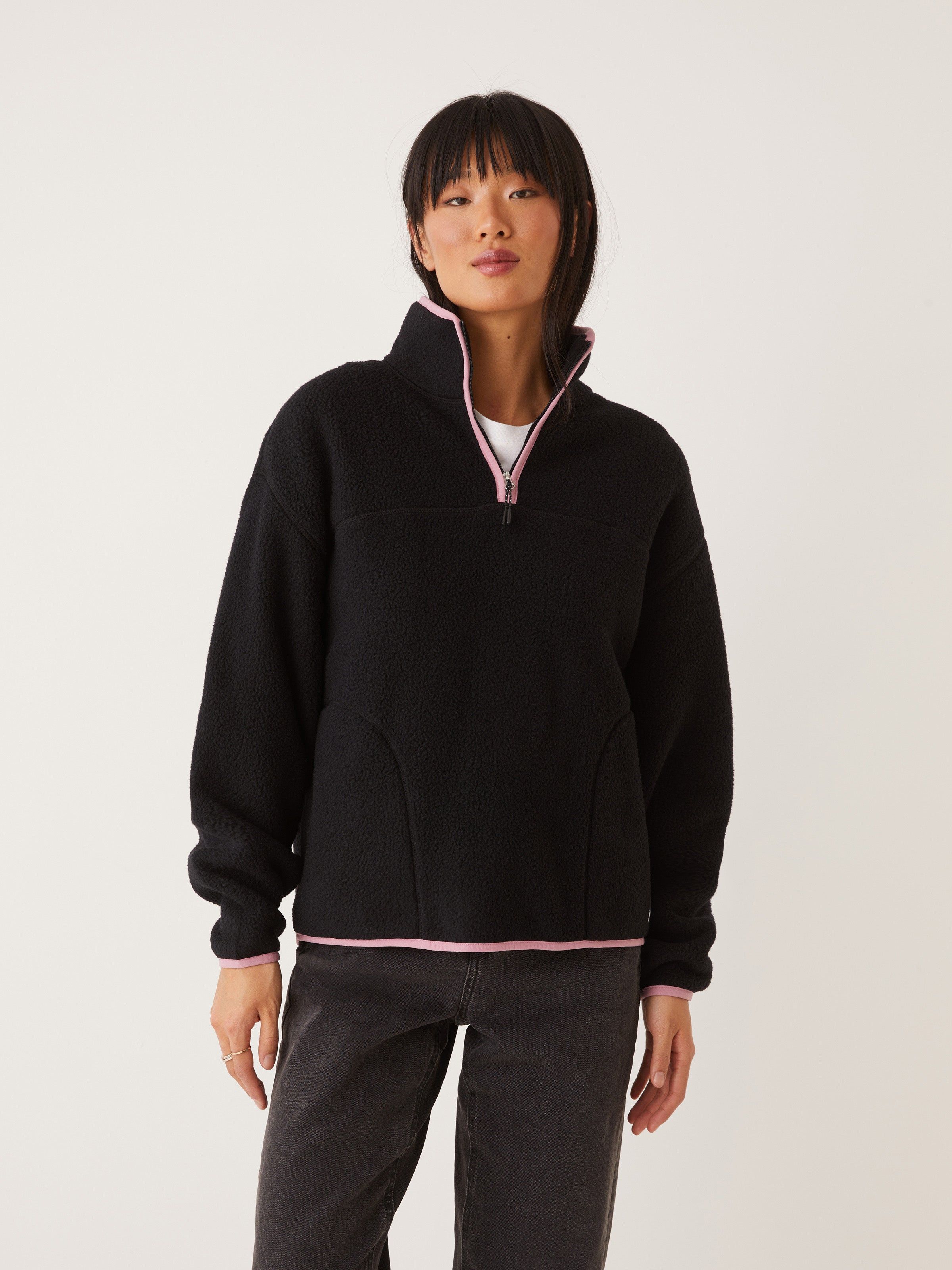The Polar Fleece Pullover in Black sold by Frank & Oak product image thumbnail 3