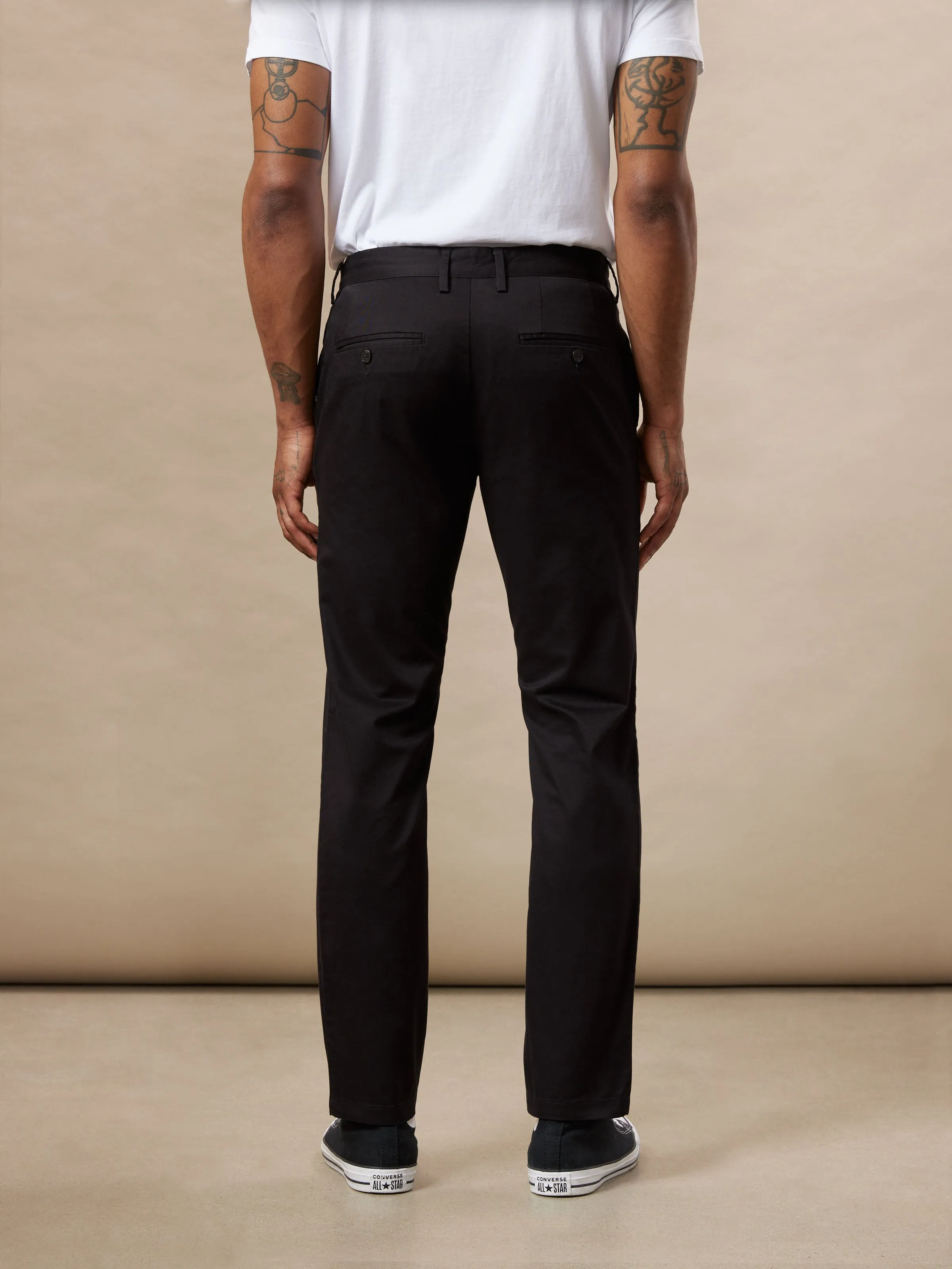 The Brunswick Slim Chino Pant in Black sold by Frank & Oak product image thumbnail 3