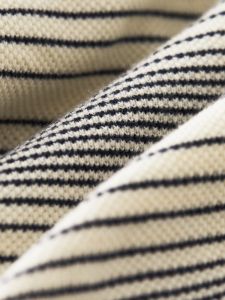 The Striped Pique T-Shirt in Indigo sold by Frank & Oak