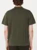 The Knit Button Up Polo in Green sold by Frank & Oak
