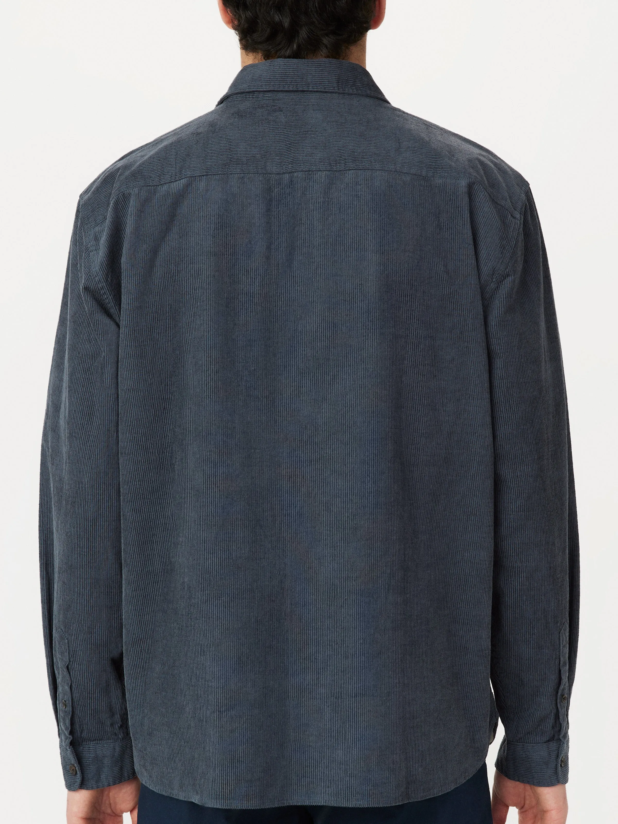 The Light Corduroy Shirt in Ash Blue sold by Frank & Oak product image thumbnail 4