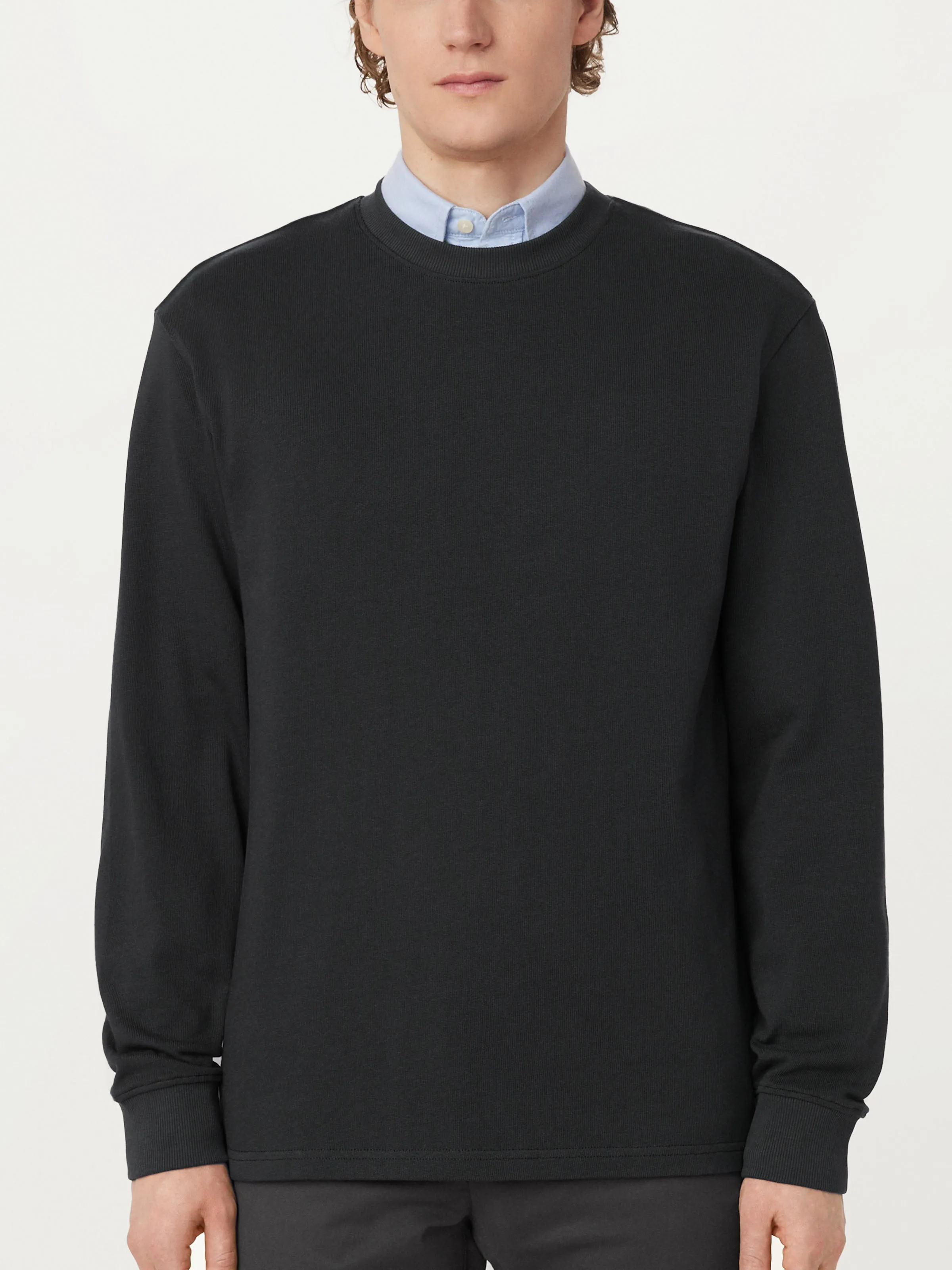The Long Sleeve T-Shirt in Washed Black sold by Frank & Oak product image thumbnail 3