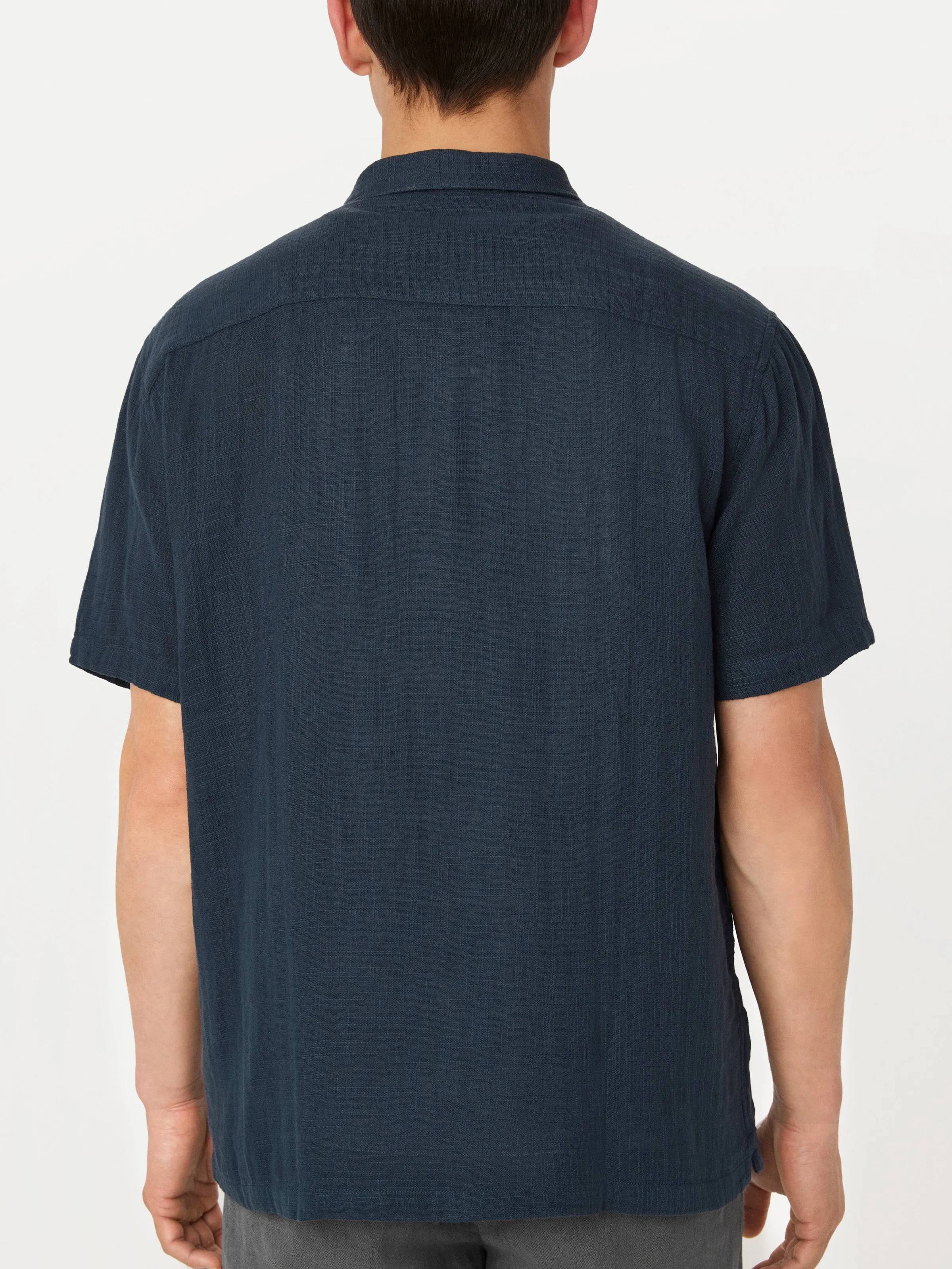 The Double Cloth Shirt in Blueberry sold by Frank & Oak product image thumbnail 5