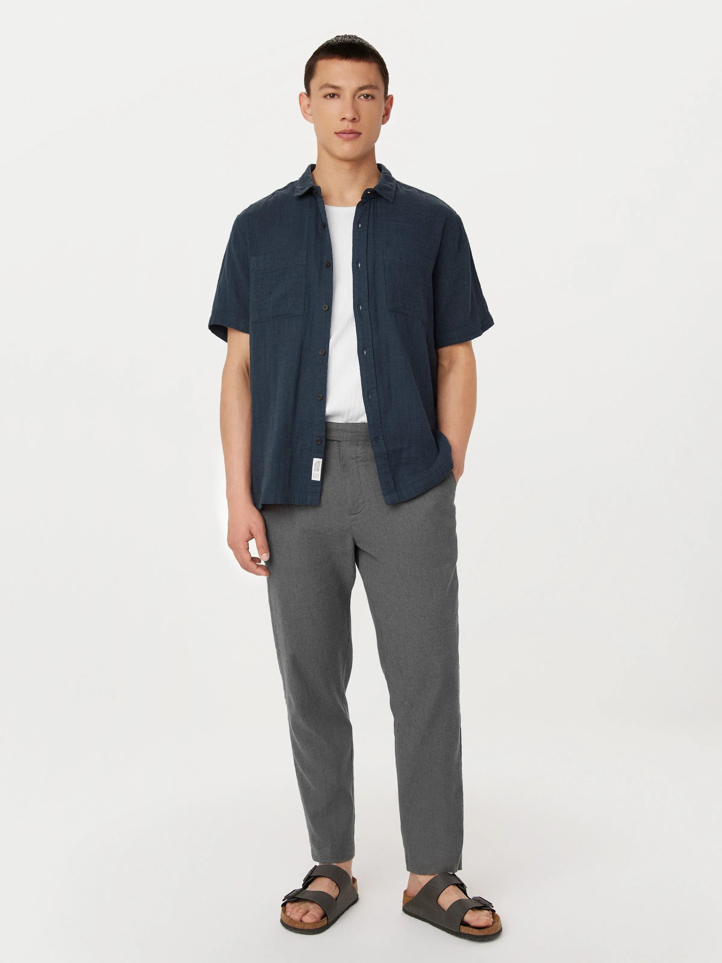 The Double Cloth Shirt in Blueberry sold by Frank & Oak product image thumbnail 3