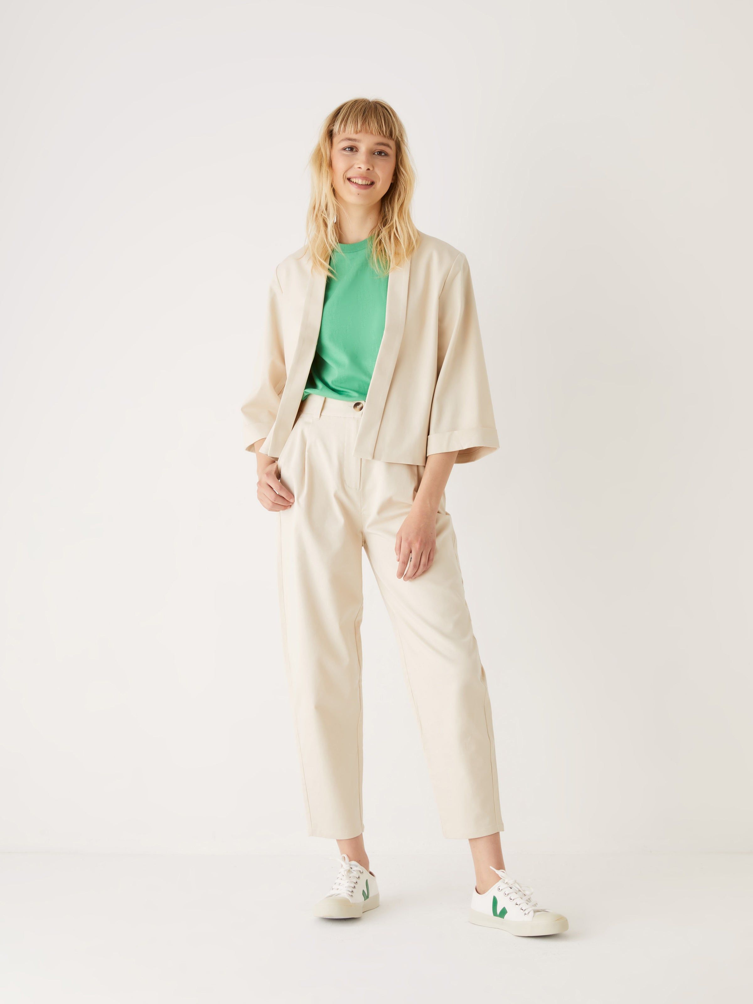 The Cropped Overpiece in Beige sold by Frank & Oak product image thumbnail 3