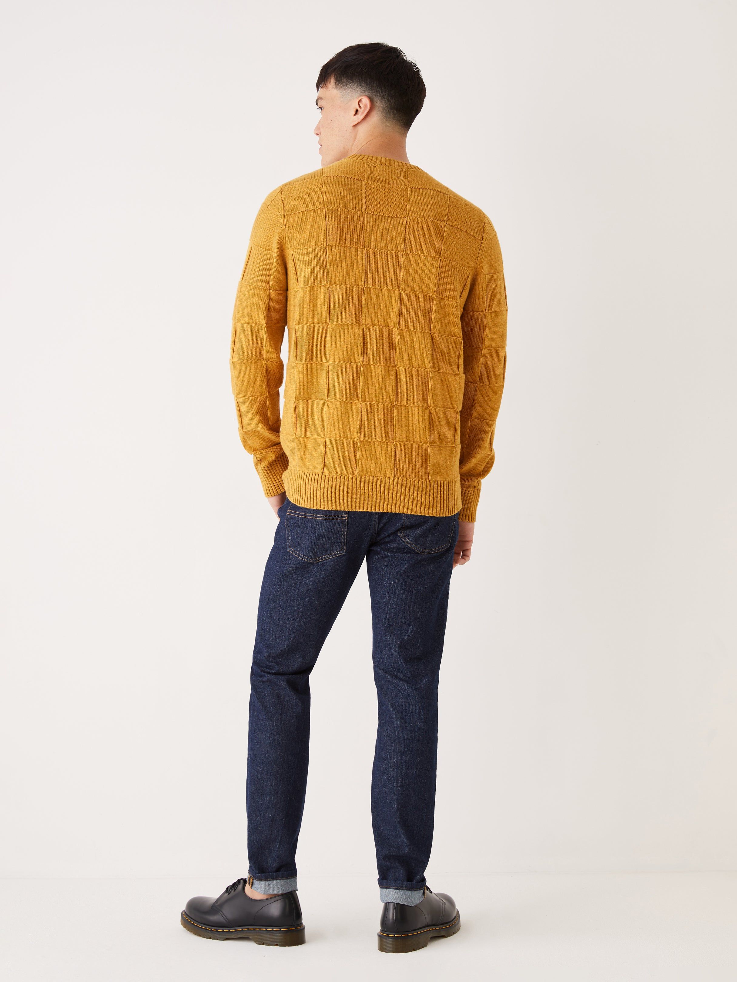 The Checkered Sweater in Mustard sold by Frank & Oak product image thumbnail 4