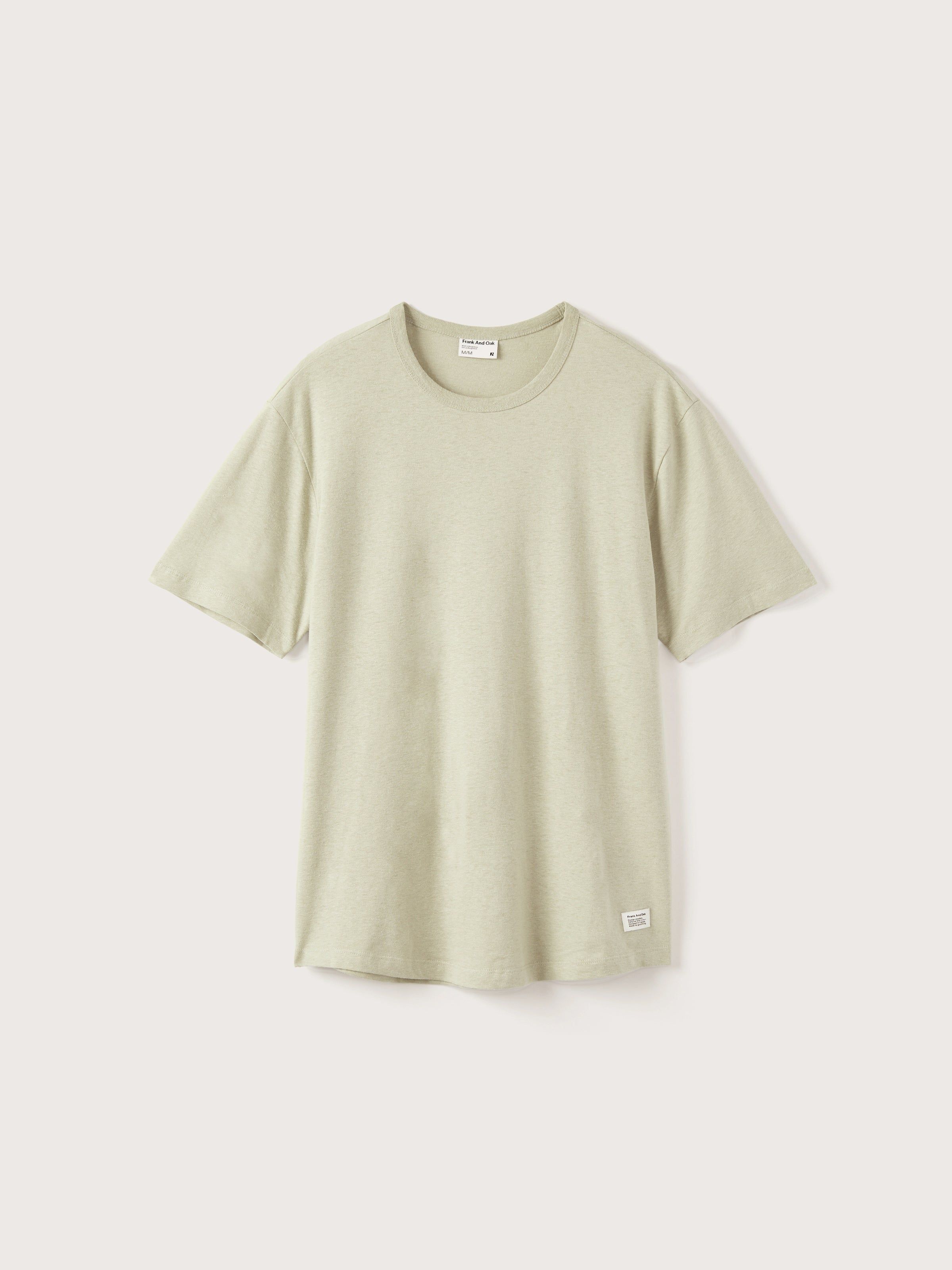 The Relaxed Fit Hemp T-Shirt in Green sold by Frank & Oak product image thumbnail 4