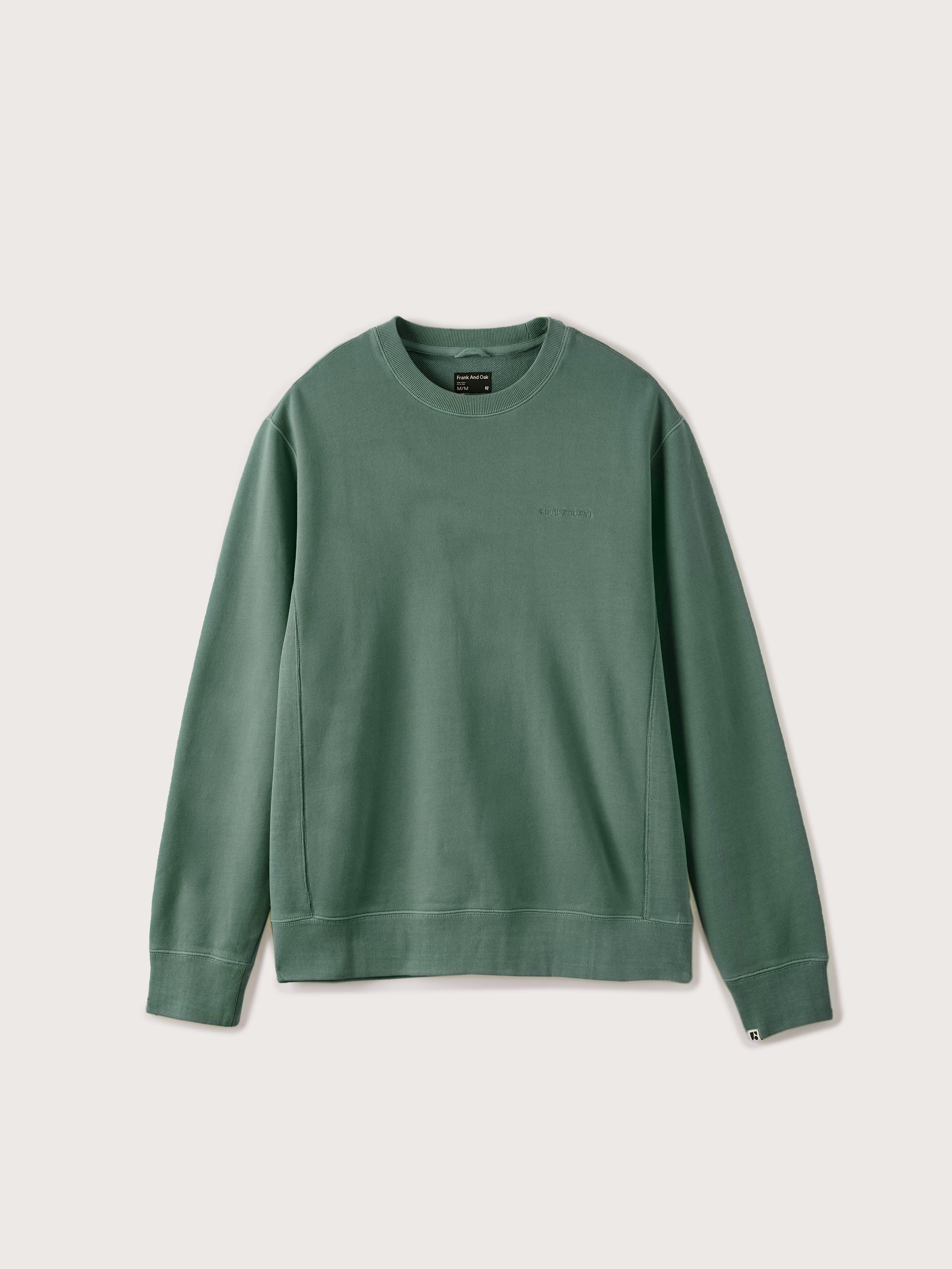 The ‘76 Organic Cotton Sweatshirt in Green sold by Frank & Oak product image thumbnail 6