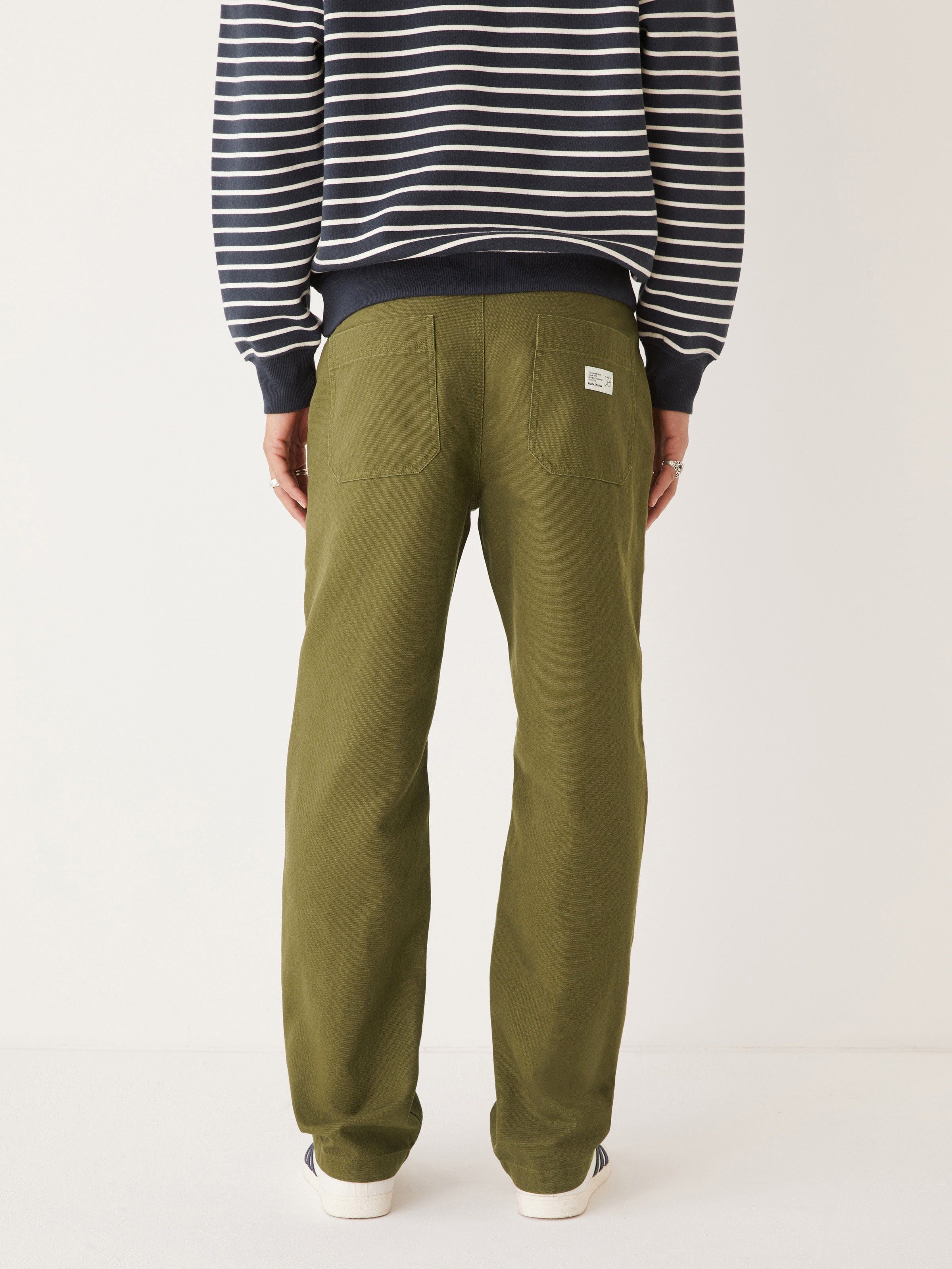 The Joey Straight Fit Work Pant in Dark Olive sold by Frank & Oak product image thumbnail 3