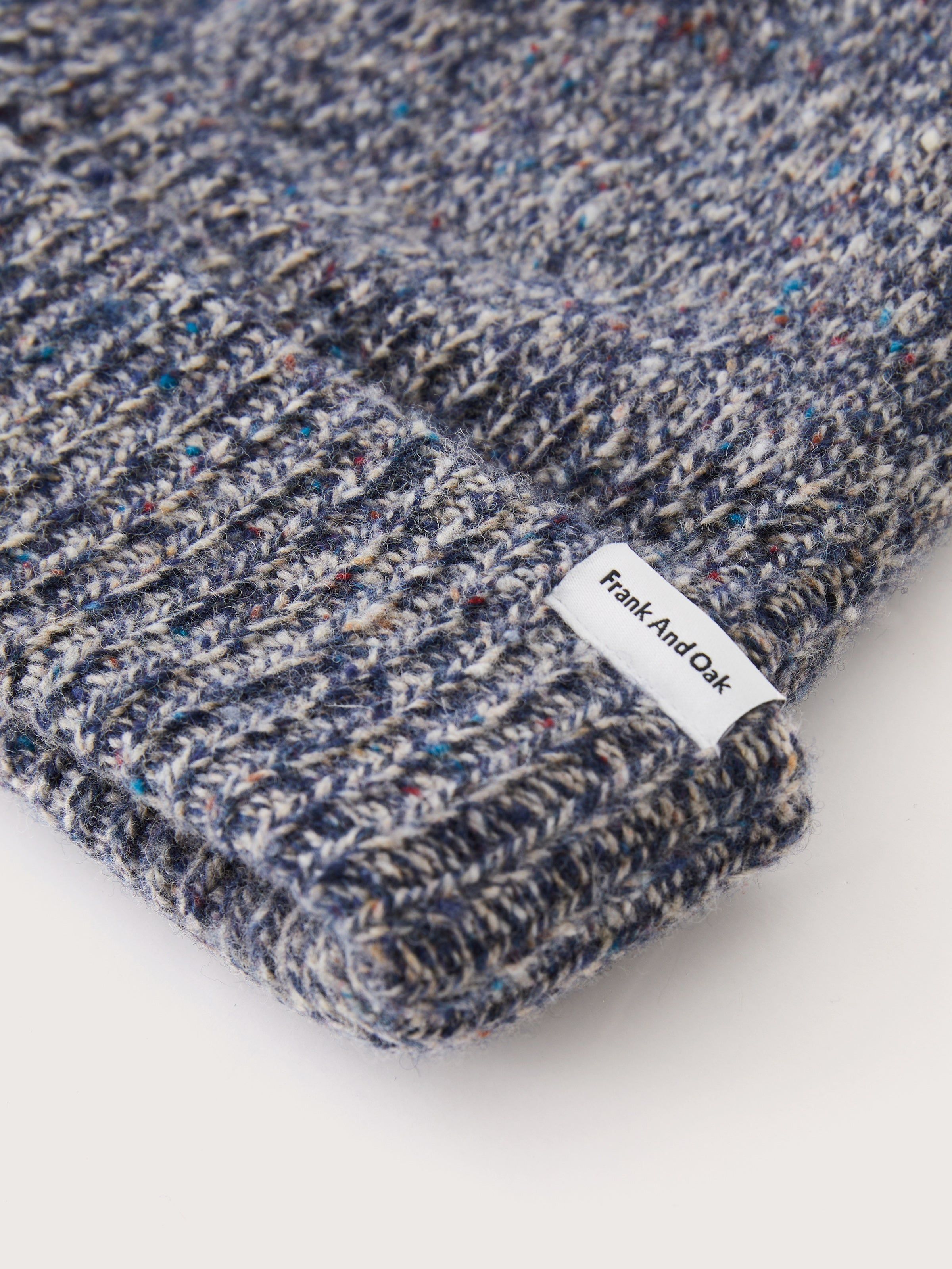 The Lambswool Beanie in Blue sold by Frank & Oak product image thumbnail 2