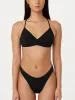 The Mid Rise Reversible Bikini Bottom in Green sold by Frank & Oak