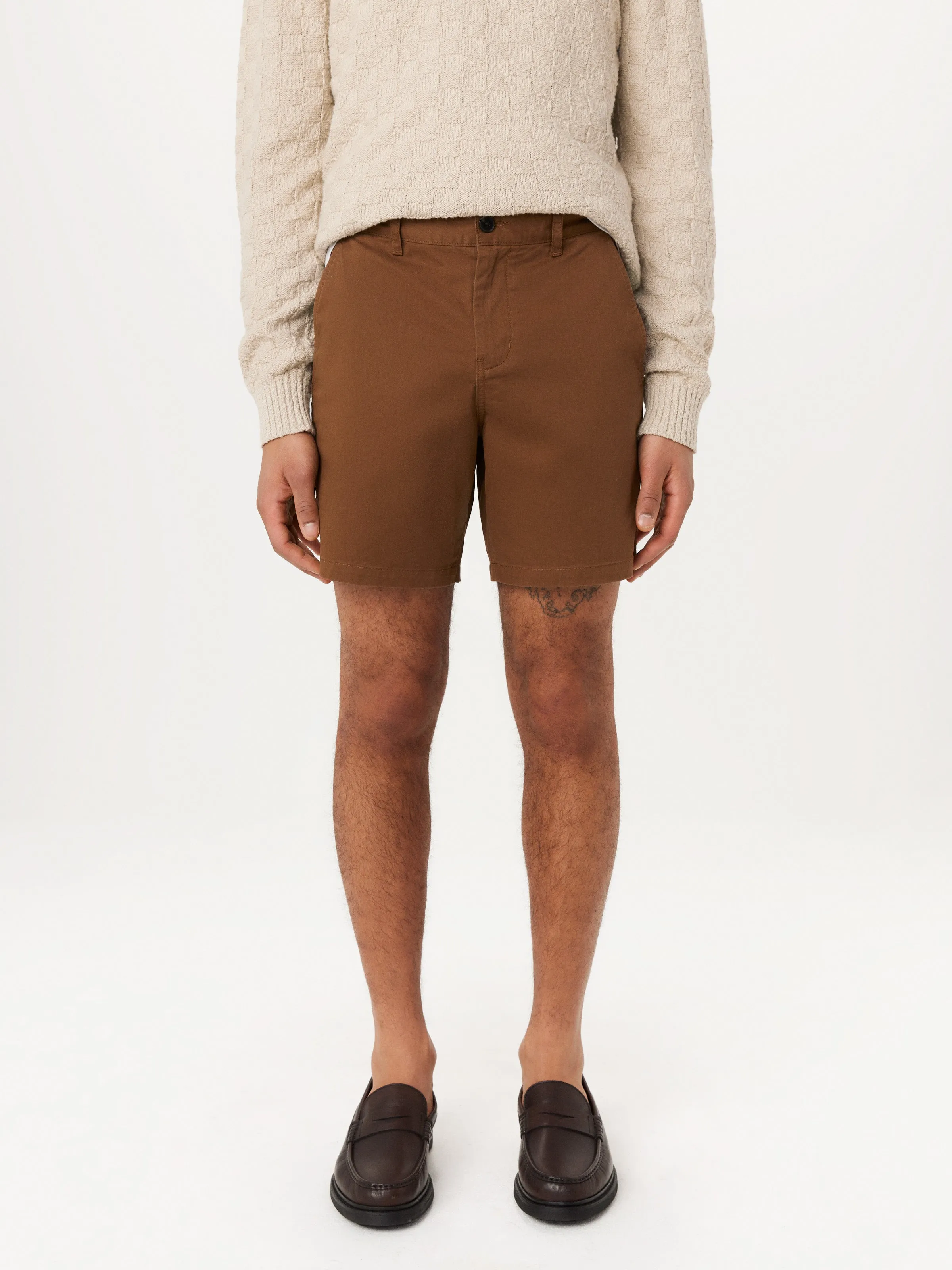 The Brunswick 7in Short in Milk Chocolate sold by Frank & Oak product image thumbnail 2