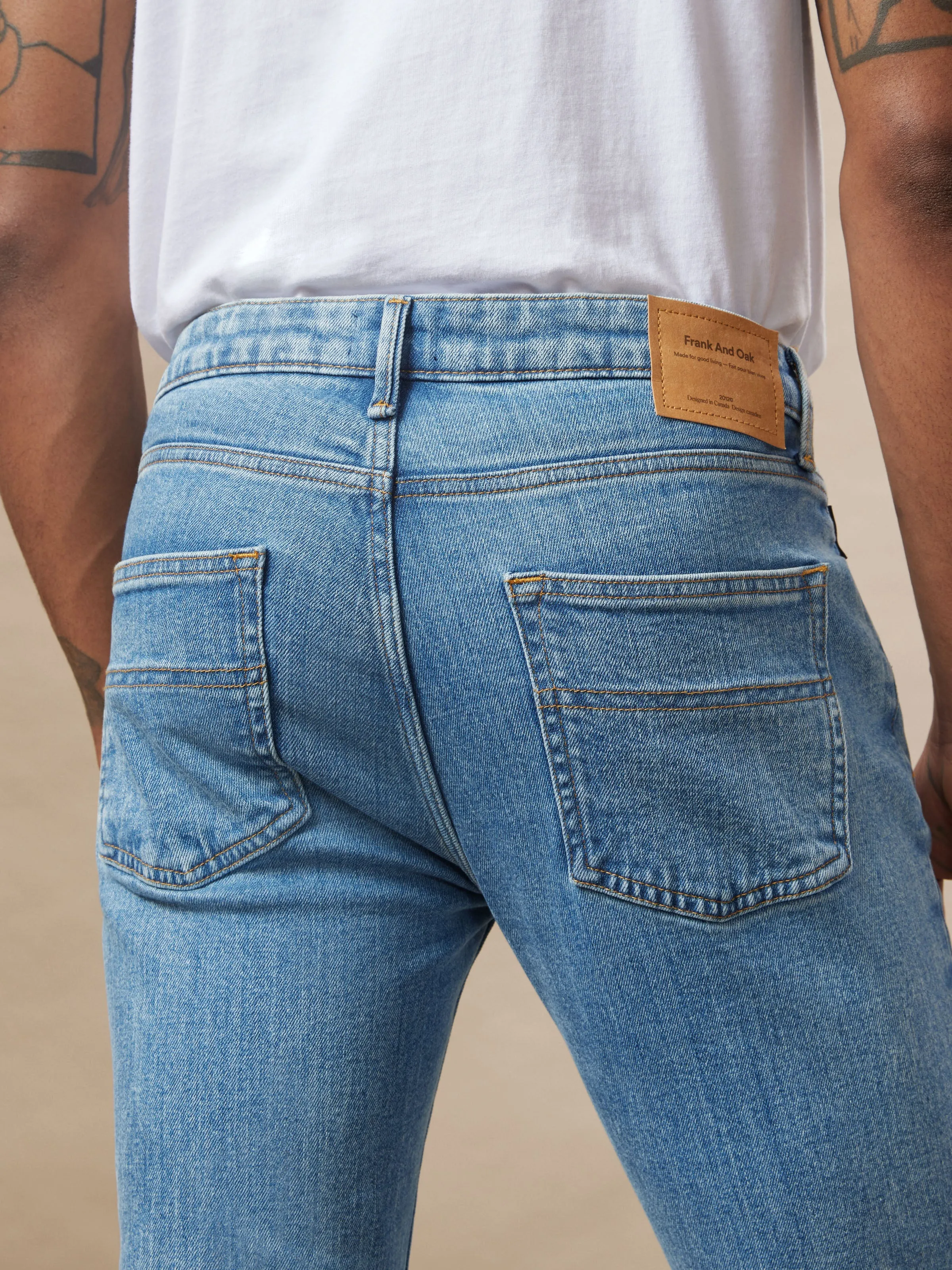 The Hugo Skinny Jean in Light Blue sold by Frank & Oak product image thumbnail 3