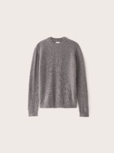 The Yak Wool Crewneck Sweater in Grey sold by Frank & Oak