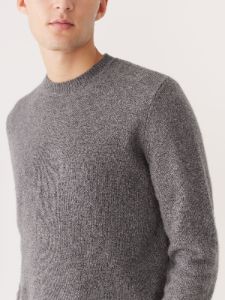The Yak Wool Crewneck Sweater in Grey sold by Frank & Oak