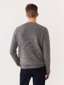 The Yak Wool Crewneck Sweater in Grey sold by Frank & Oak