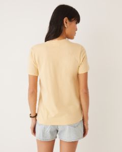 The Essential T-Shirt in Daisy sold by Frank & Oak