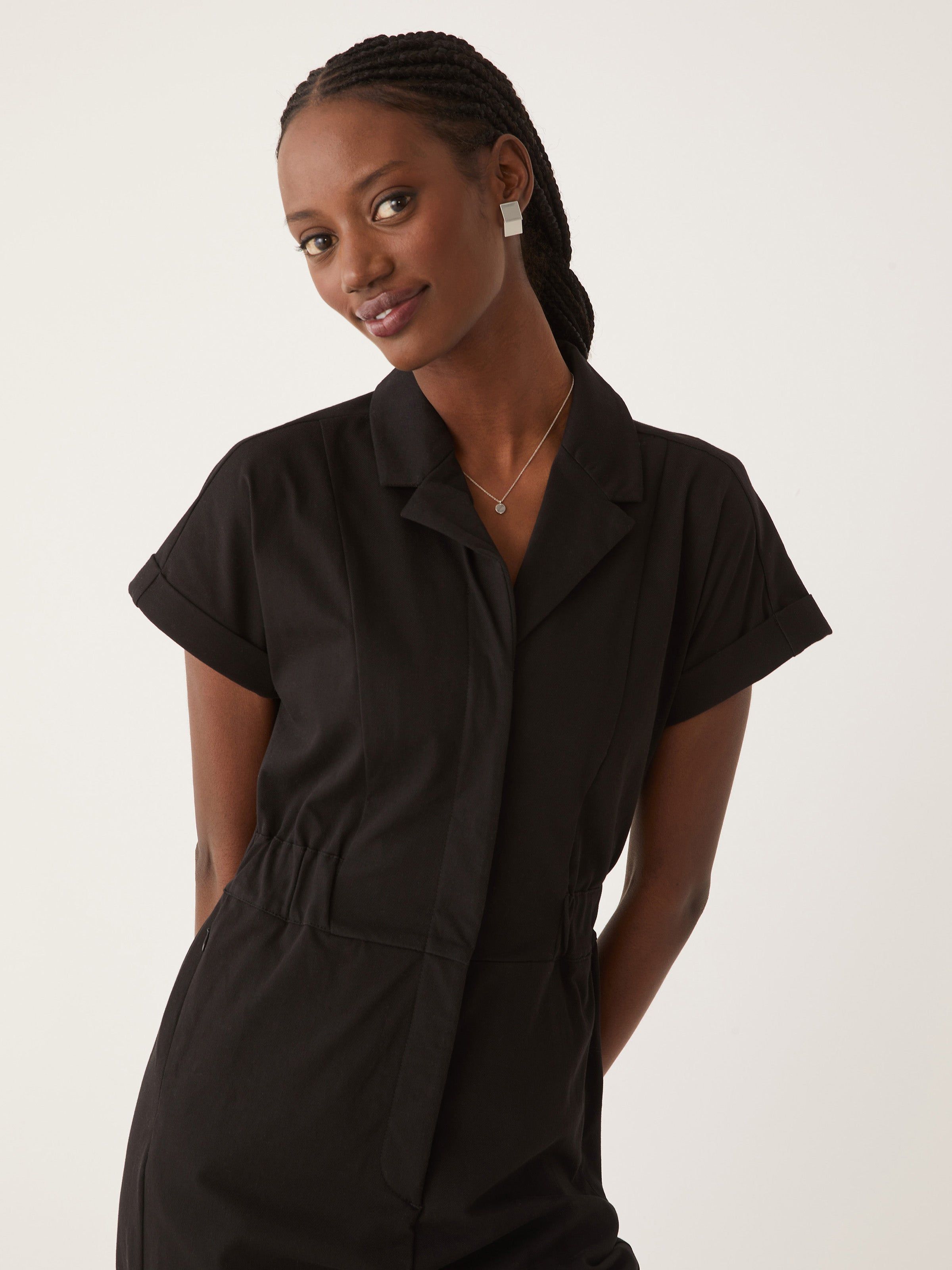 The Flex Commuter Jumpsuit in Black sold by Frank & Oak product image thumbnail 3