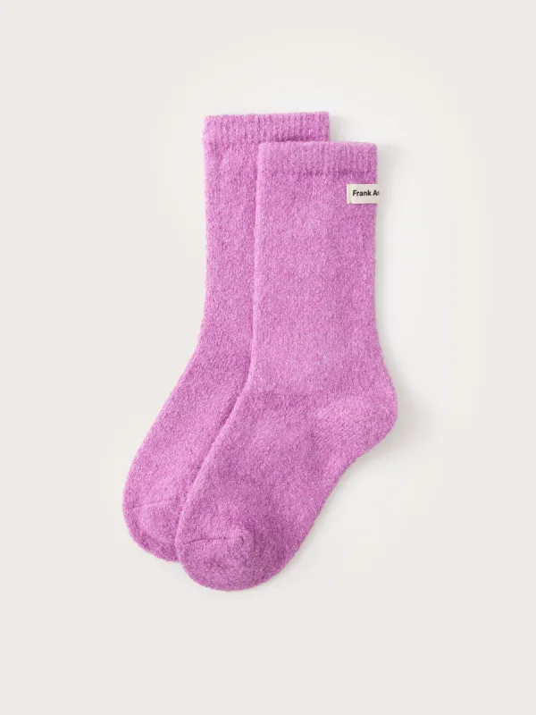 The Seawool® Socks in Mulberry sold by Frank & Oak