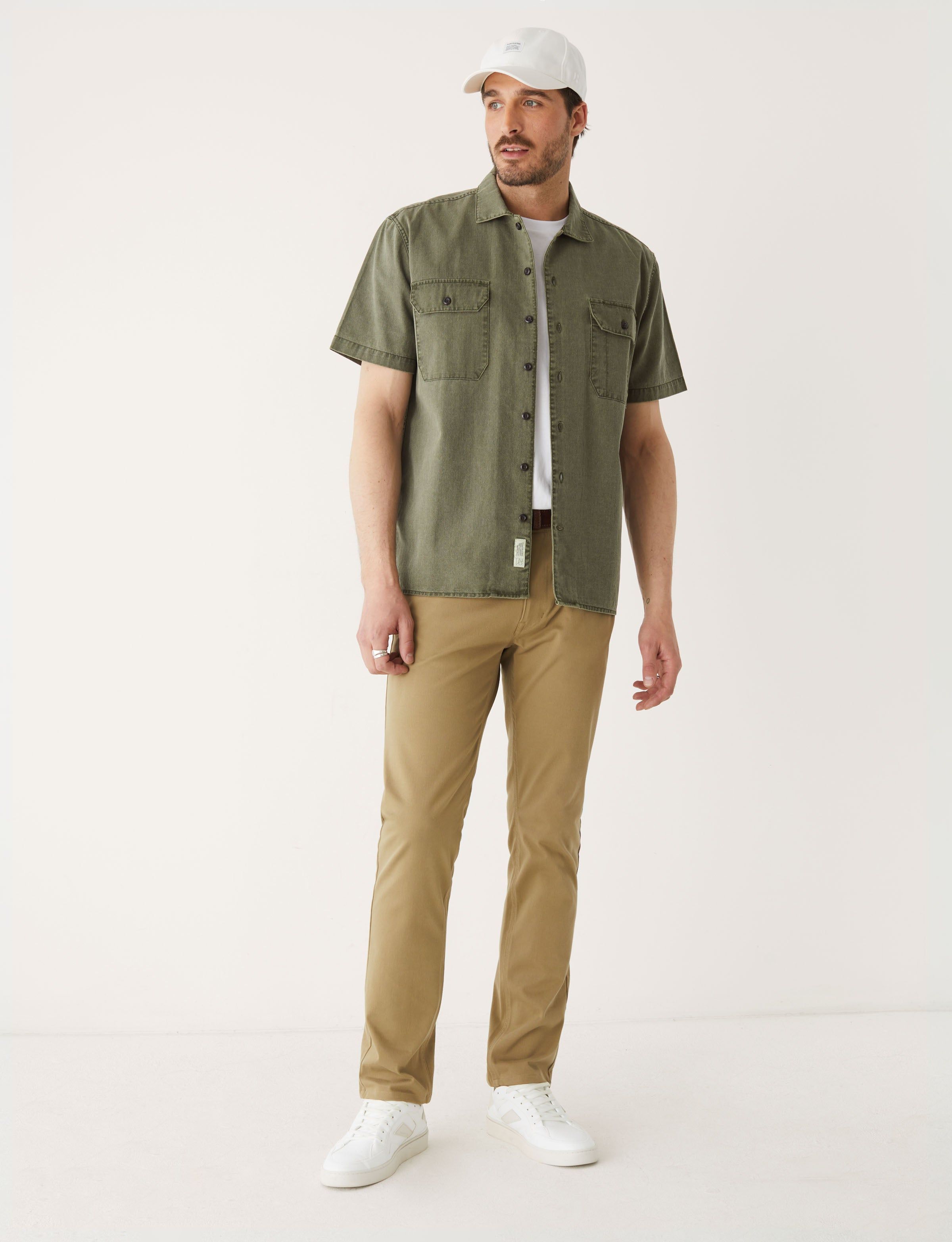 The Slim Flex Pant in Beige sold by Frank & Oak product image thumbnail 2