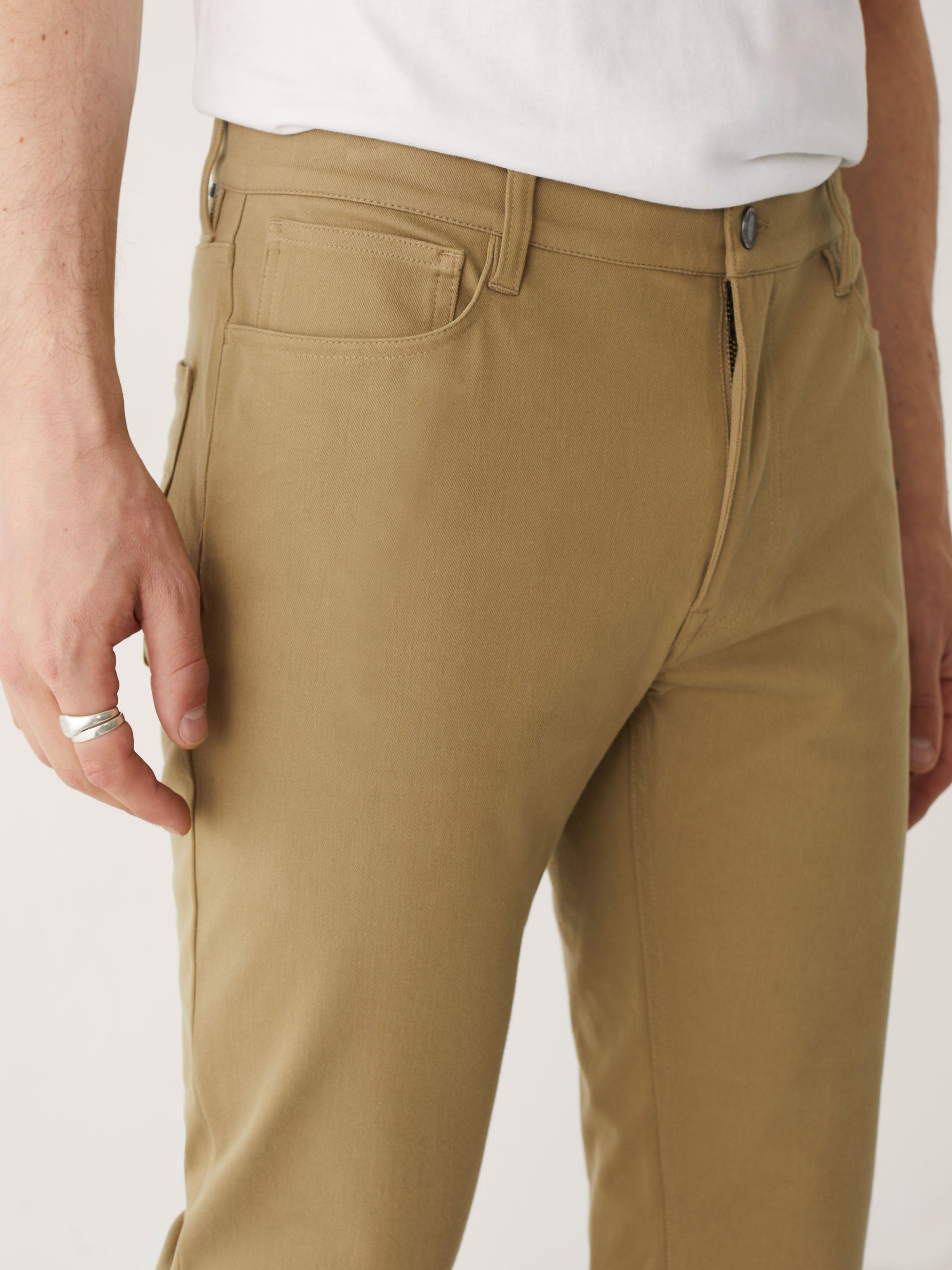 The Slim Flex Pant in Beige sold by Frank & Oak product image thumbnail 3