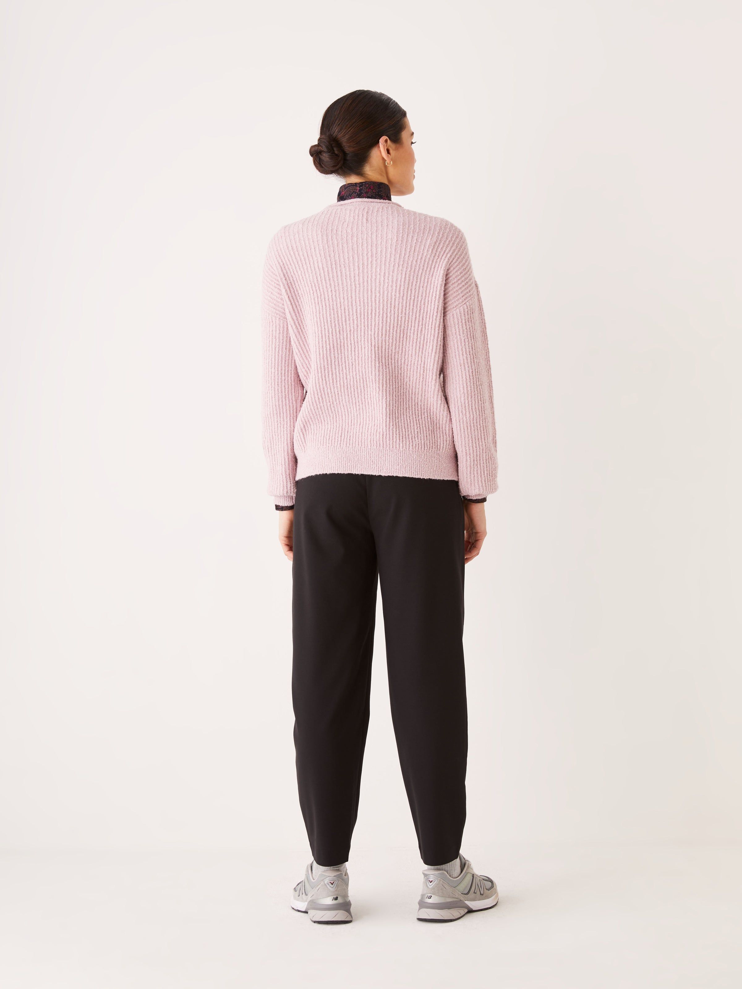 The Seawool® Crewneck Sweater in Pink Lilac sold by Frank & Oak product image thumbnail 3