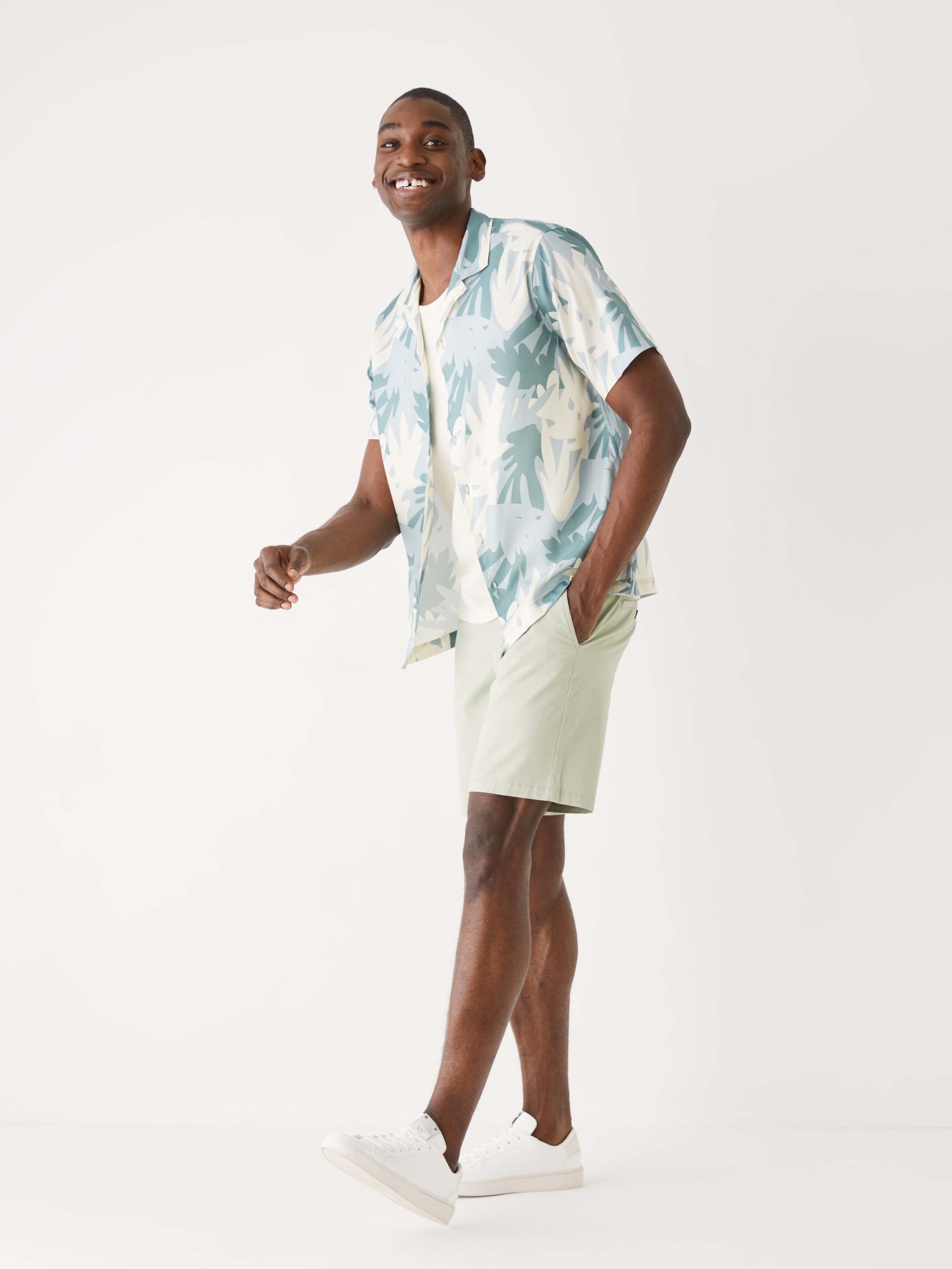 The Printed Resort Shirt in Blue sold by Frank & Oak product image thumbnail 4