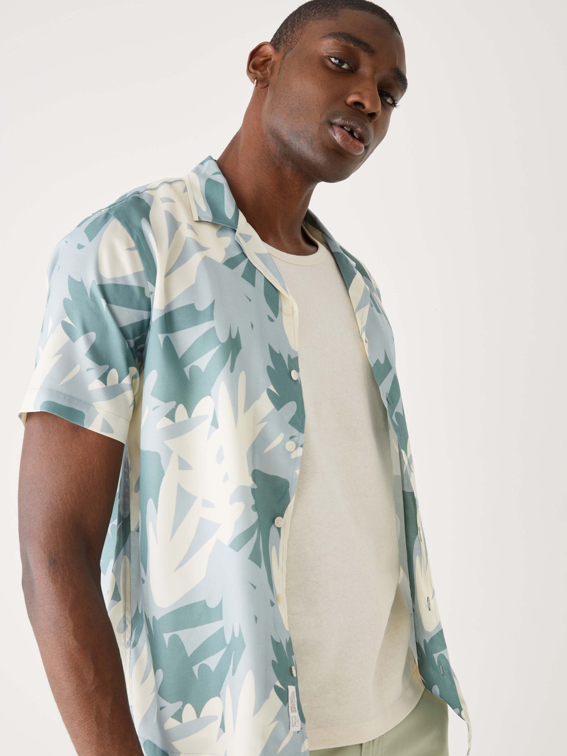 The Printed Resort Shirt in Blue sold by Frank & Oak product image thumbnail 5