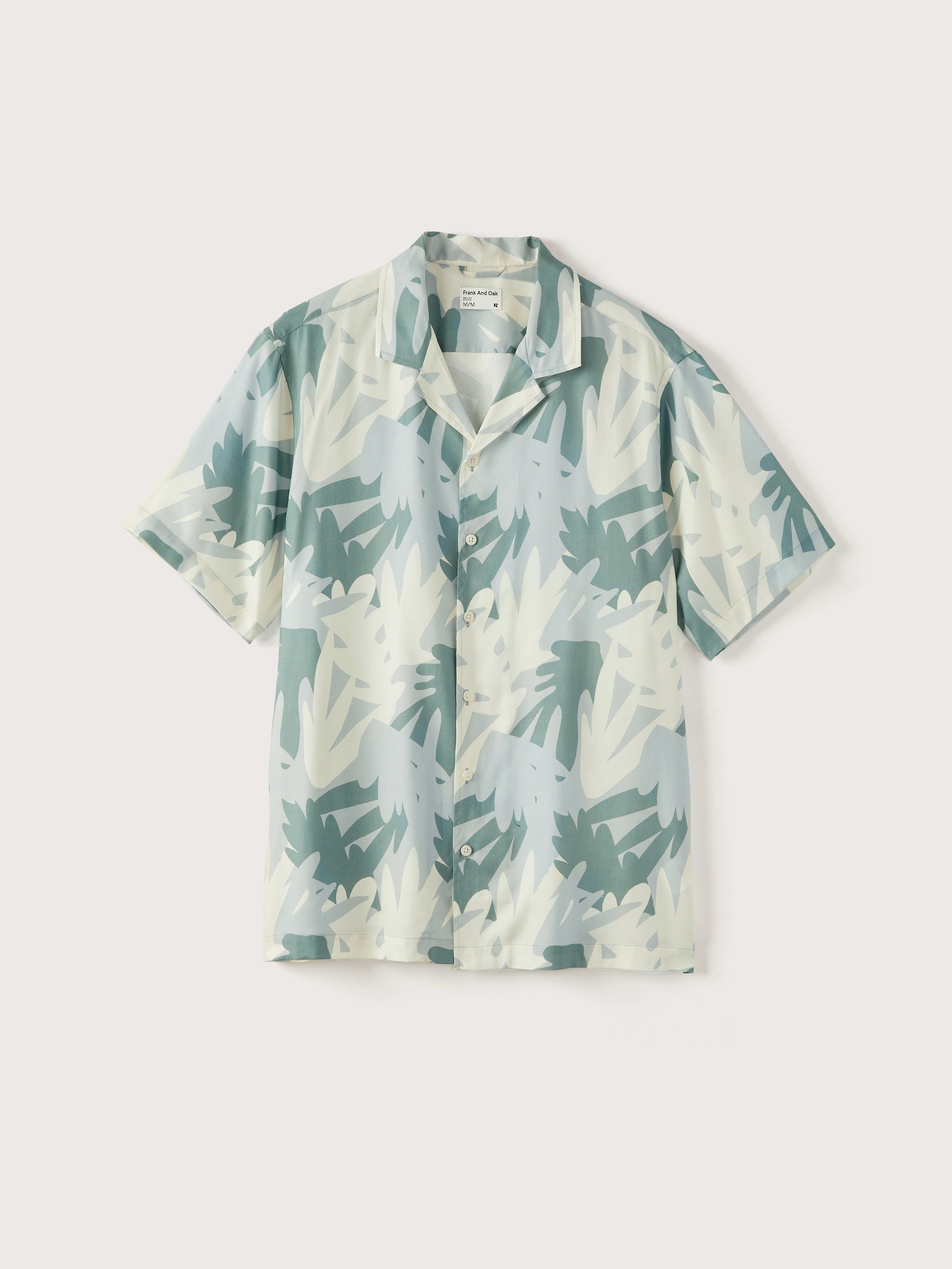 The Printed Resort Shirt in Blue sold by Frank & Oak product image thumbnail 9