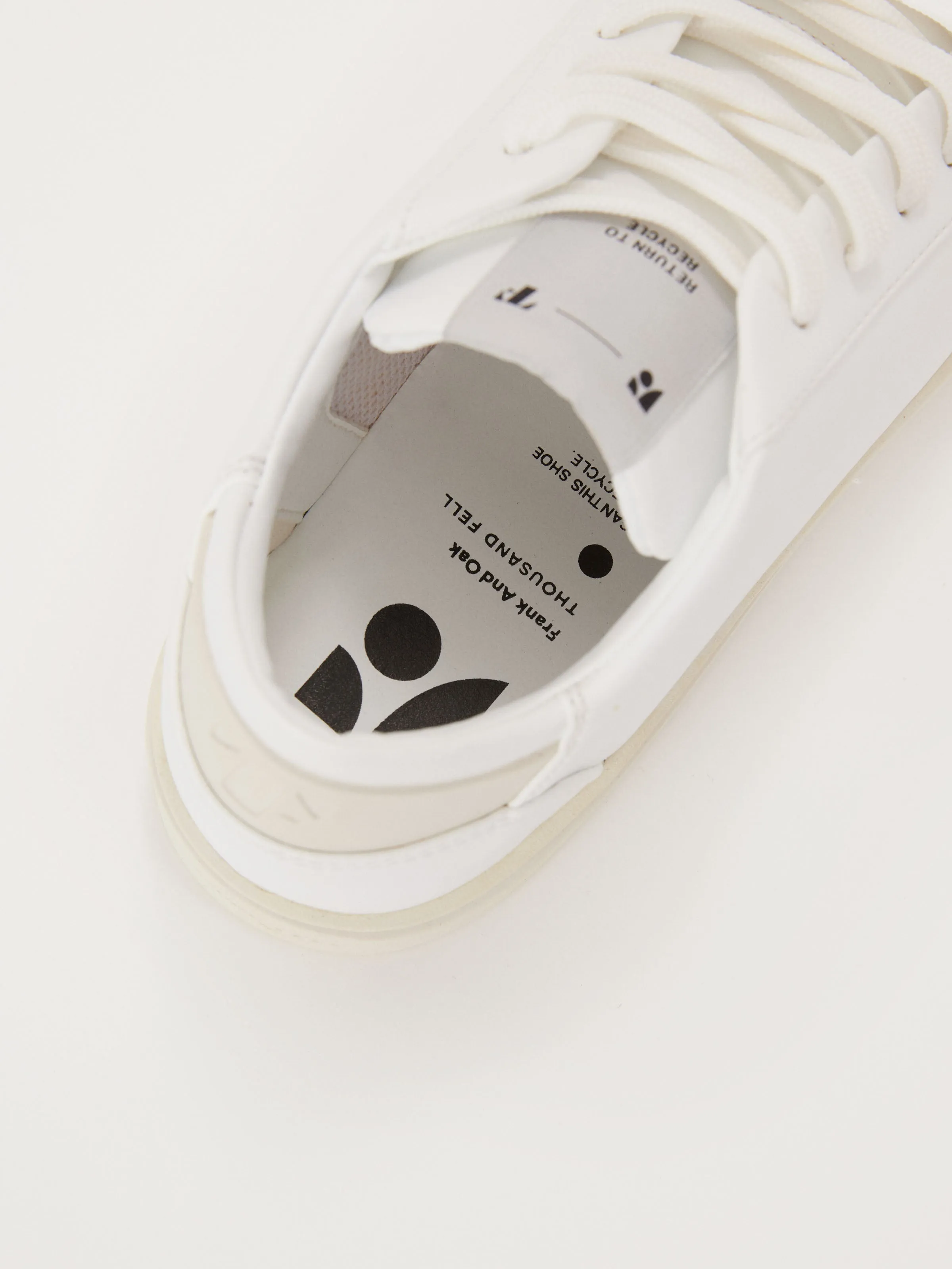 The Thousand Fell x Frank And Oak Sneaker in White sold by Frank & Oak product image thumbnail 3