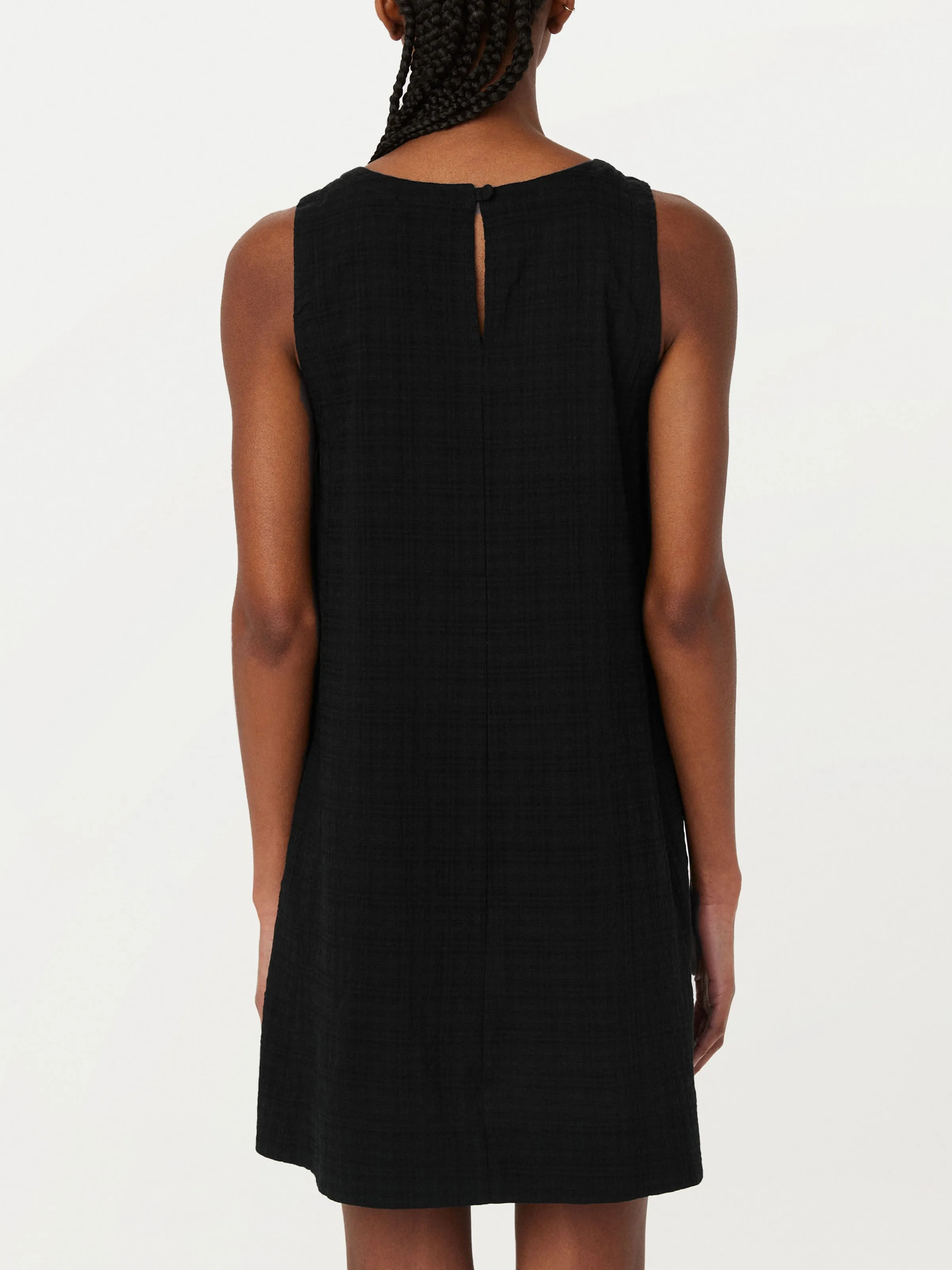 The Seersucker Shift Dress in Black sold by Frank & Oak product image thumbnail 4