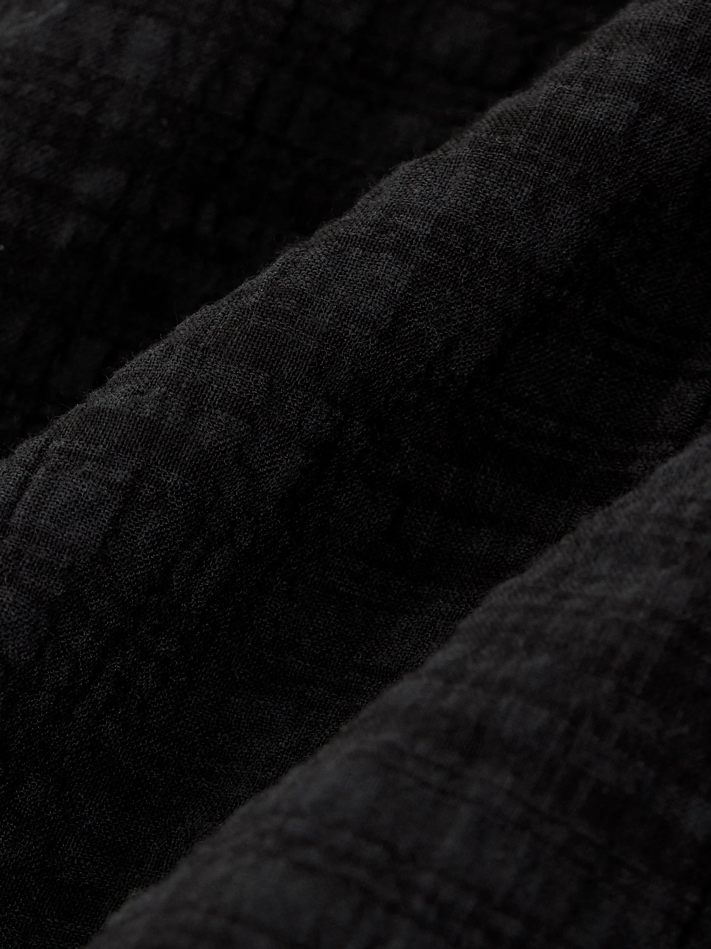 The Seersucker Shift Dress in Black sold by Frank & Oak product image thumbnail 5