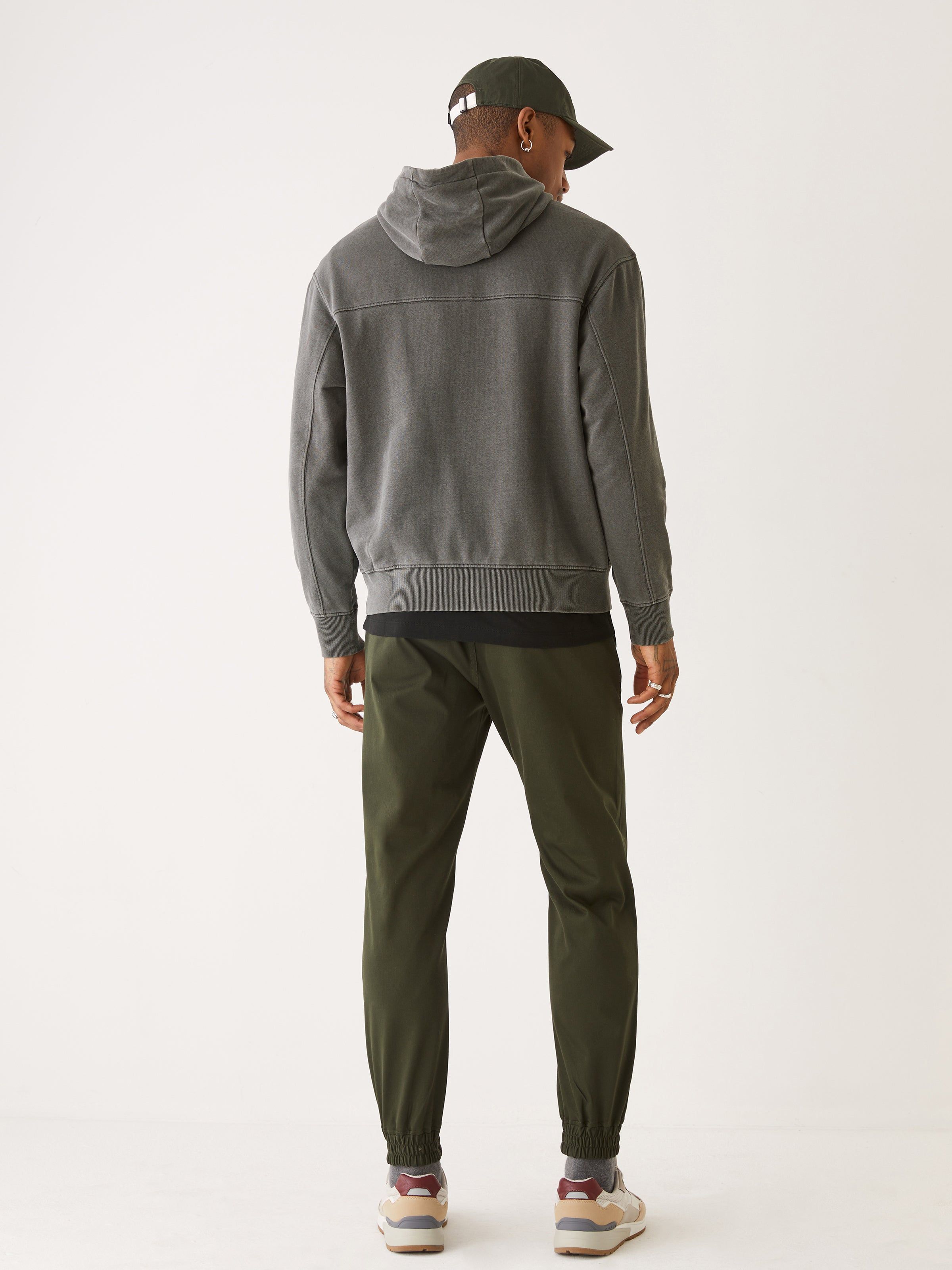 The Washed Hoodie in Dark Grey sold by Frank & Oak product image thumbnail 4