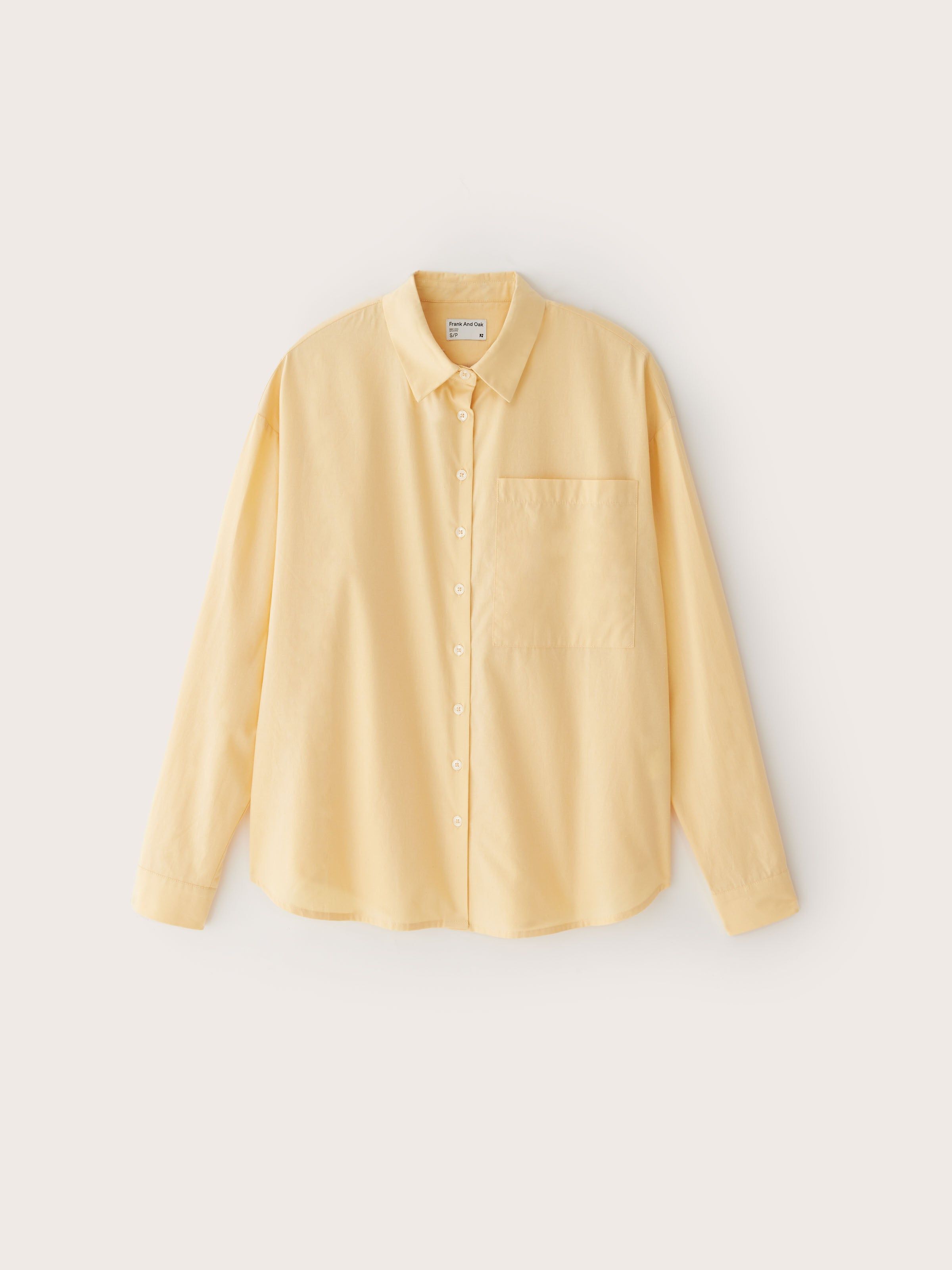 The Kapok Loose Shirt in Daisy sold by Frank & Oak product image thumbnail 6