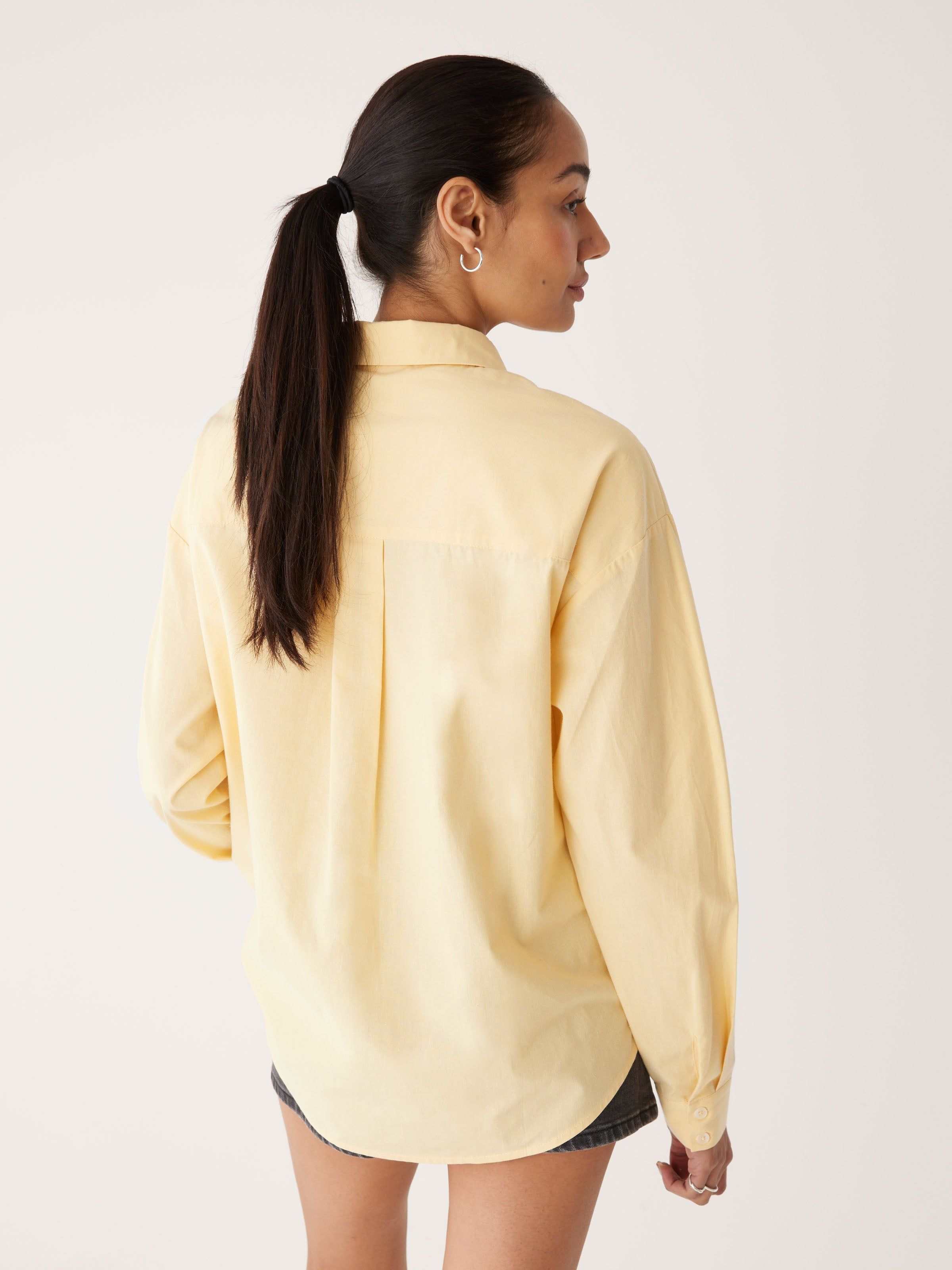 The Kapok Loose Shirt in Daisy sold by Frank & Oak product image thumbnail 3