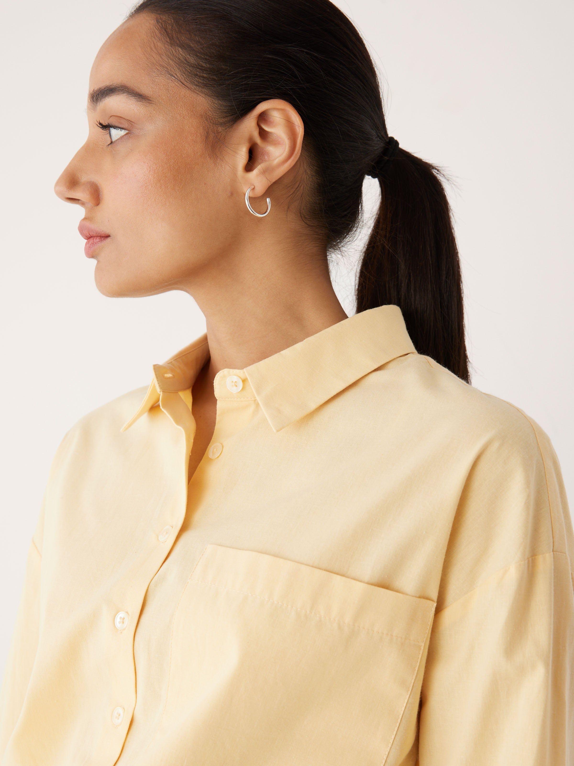 The Kapok Loose Shirt in Daisy sold by Frank & Oak product image thumbnail 5