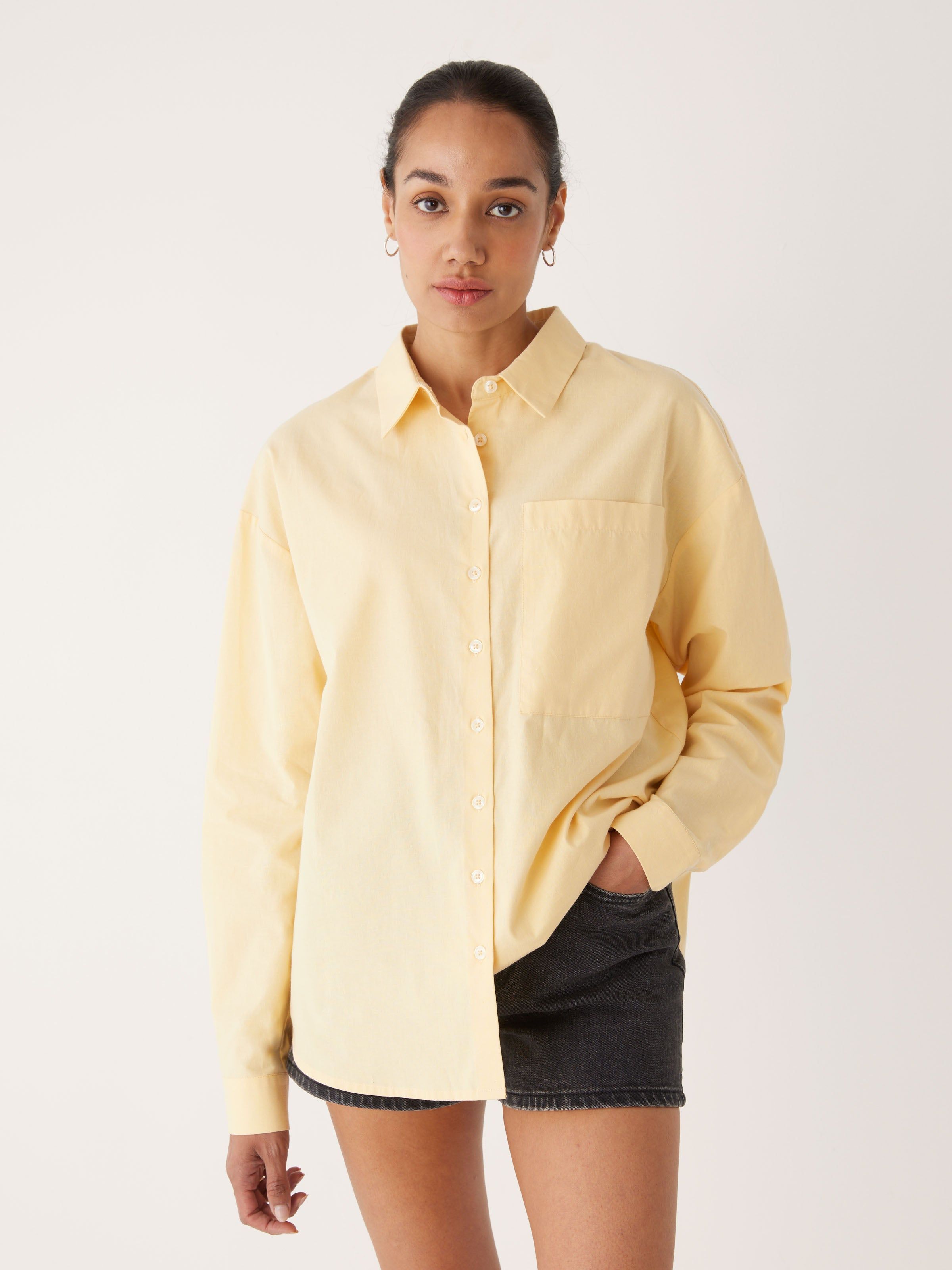 The Kapok Loose Shirt in Daisy sold by Frank & Oak product image thumbnail 2