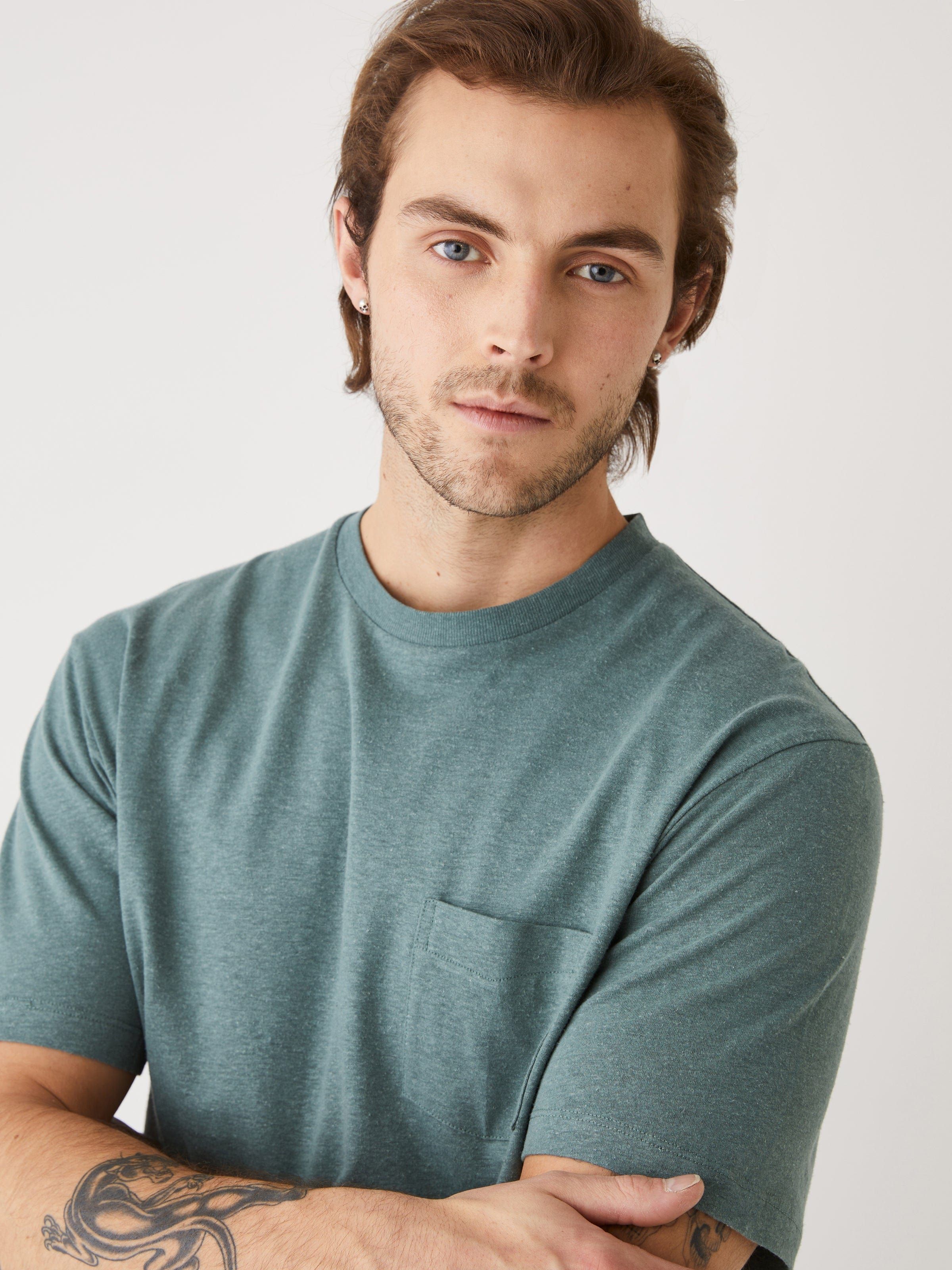 The Hemp Pocket T-Shirt in Green sold by Frank & Oak product image thumbnail 4