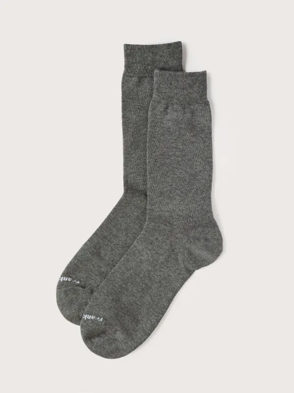 Calf-Length Socks in Grey sold by Frank & Oak
