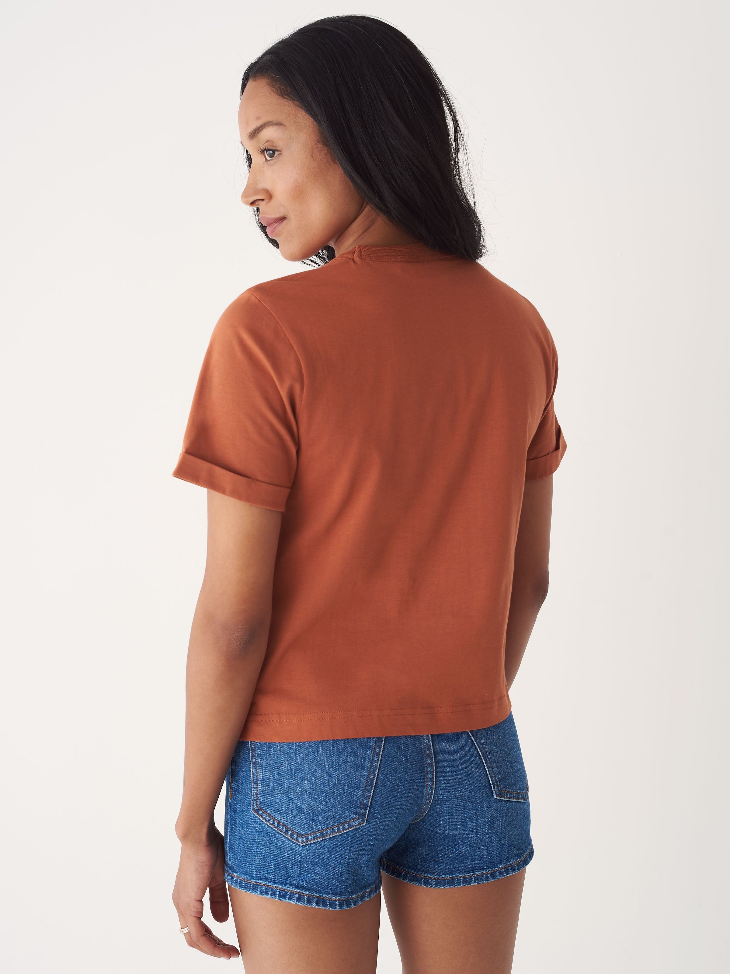 The Smooth T-Shirt in Clay sold by Frank & Oak product image thumbnail 3
