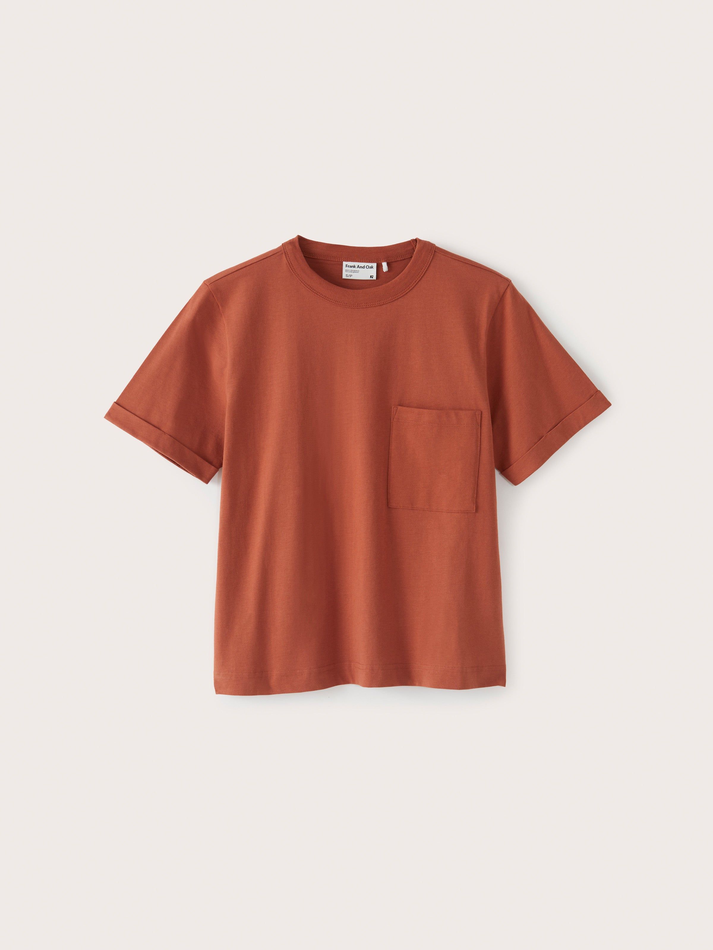 The Smooth T-Shirt in Clay sold by Frank & Oak product image thumbnail 5