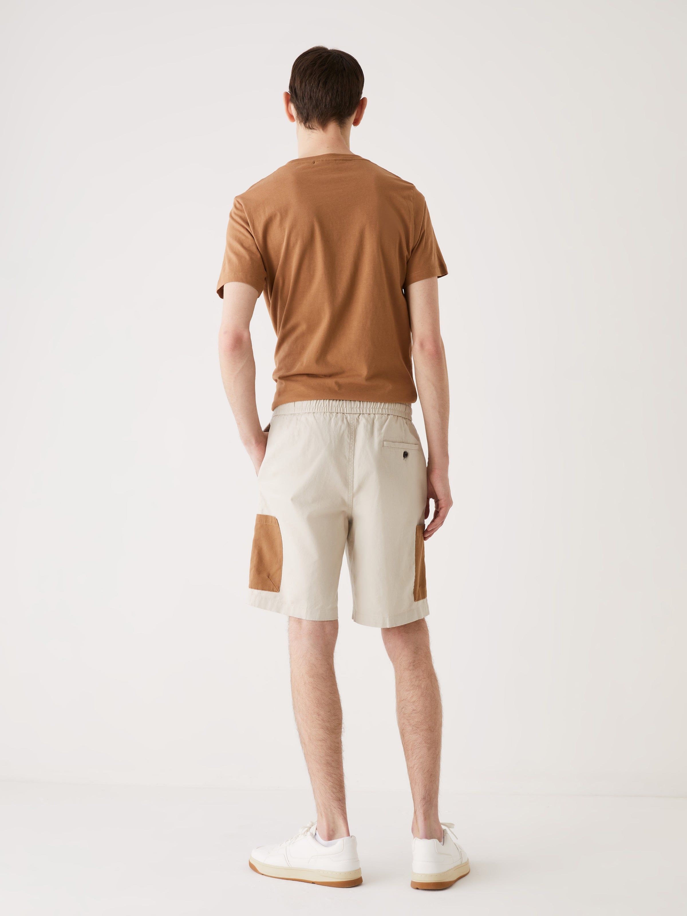 The Colour Block Cargo Short in Feather Grey sold by Frank & Oak product image thumbnail 6