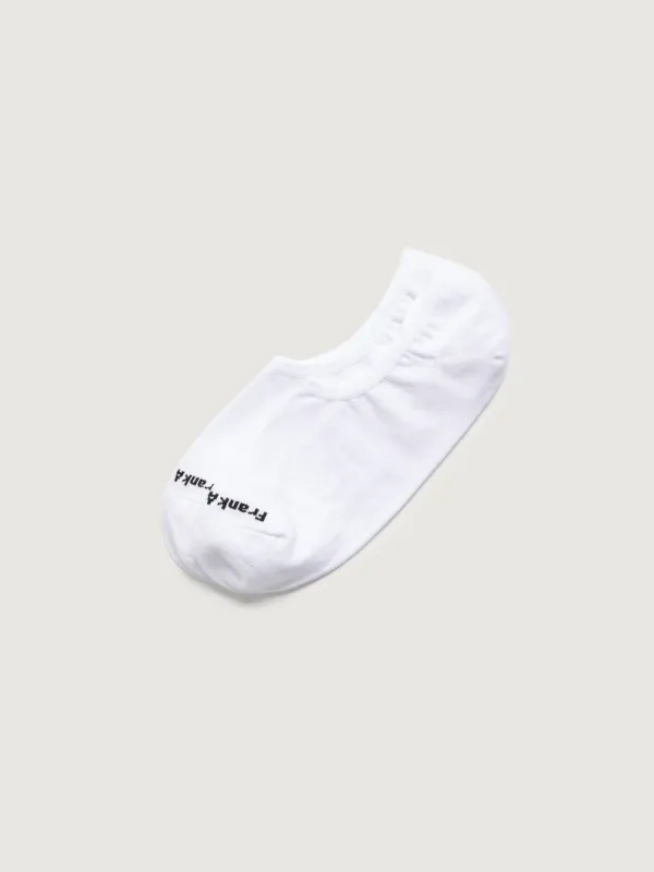No-Show Socks in White sold by Frank & Oak