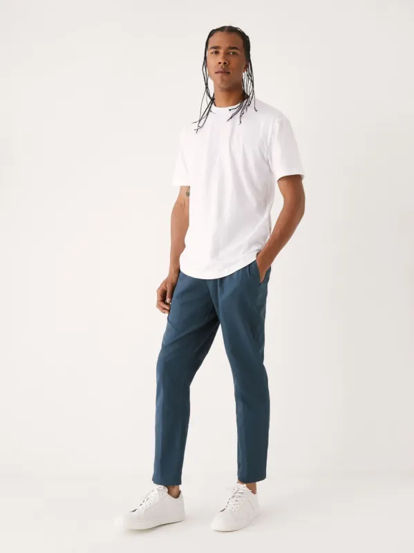The Relaxed Arc Hem T-Shirt in Bright White sold by Frank & Oak